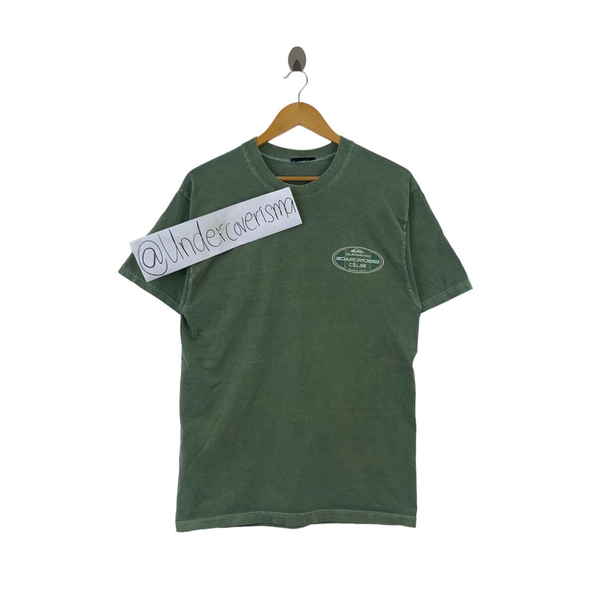 image of Vintage Quiksilver Boardriders Club Honolulu Hawaii Big Back in Green, Men's (Size Small)