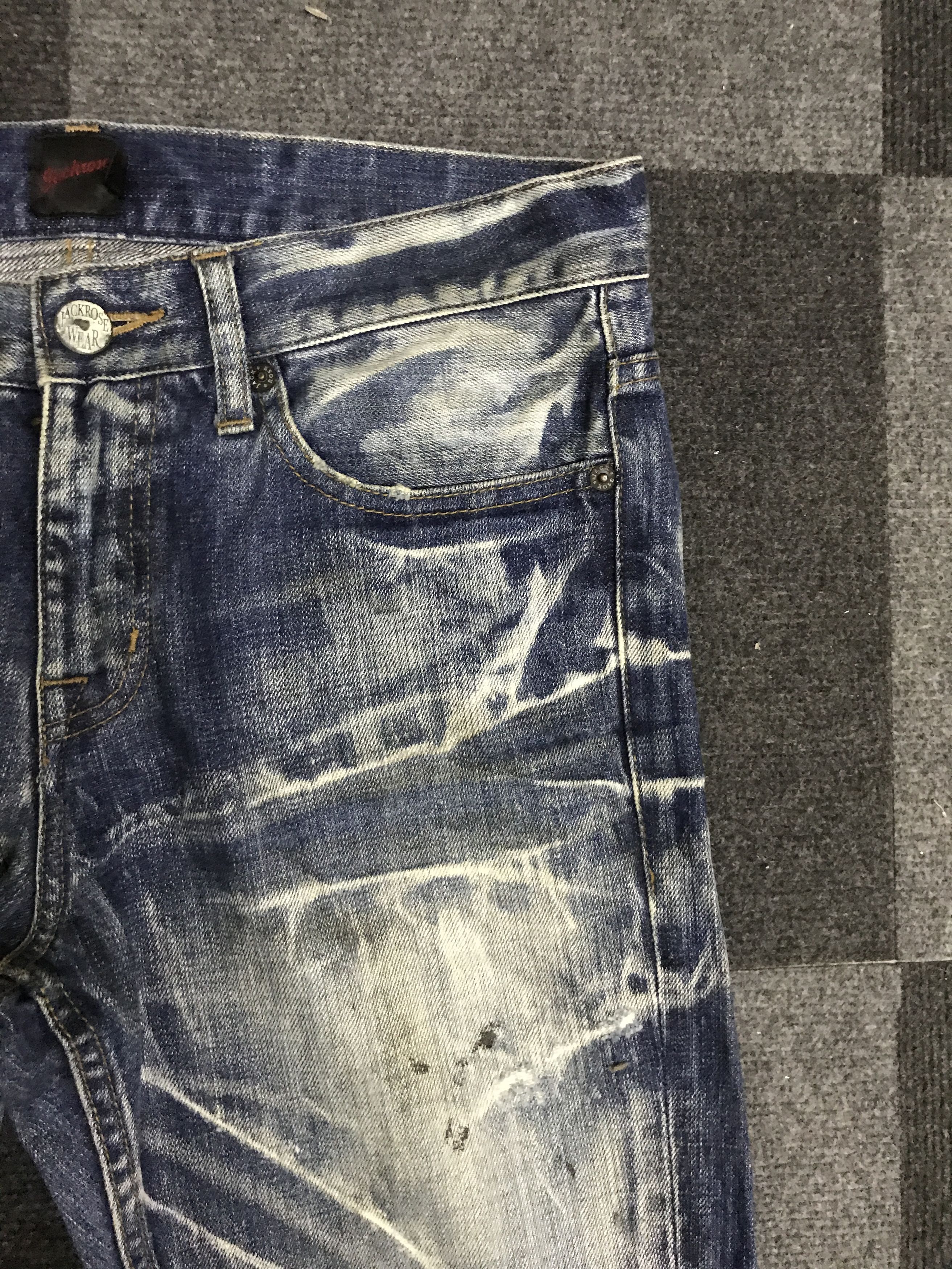 Japanese Brand Flare🔥D139 Statement Jeans Jackrose Rare Fades Flare Jeans Size US 32 / EU 48 - 9 Thumbnail