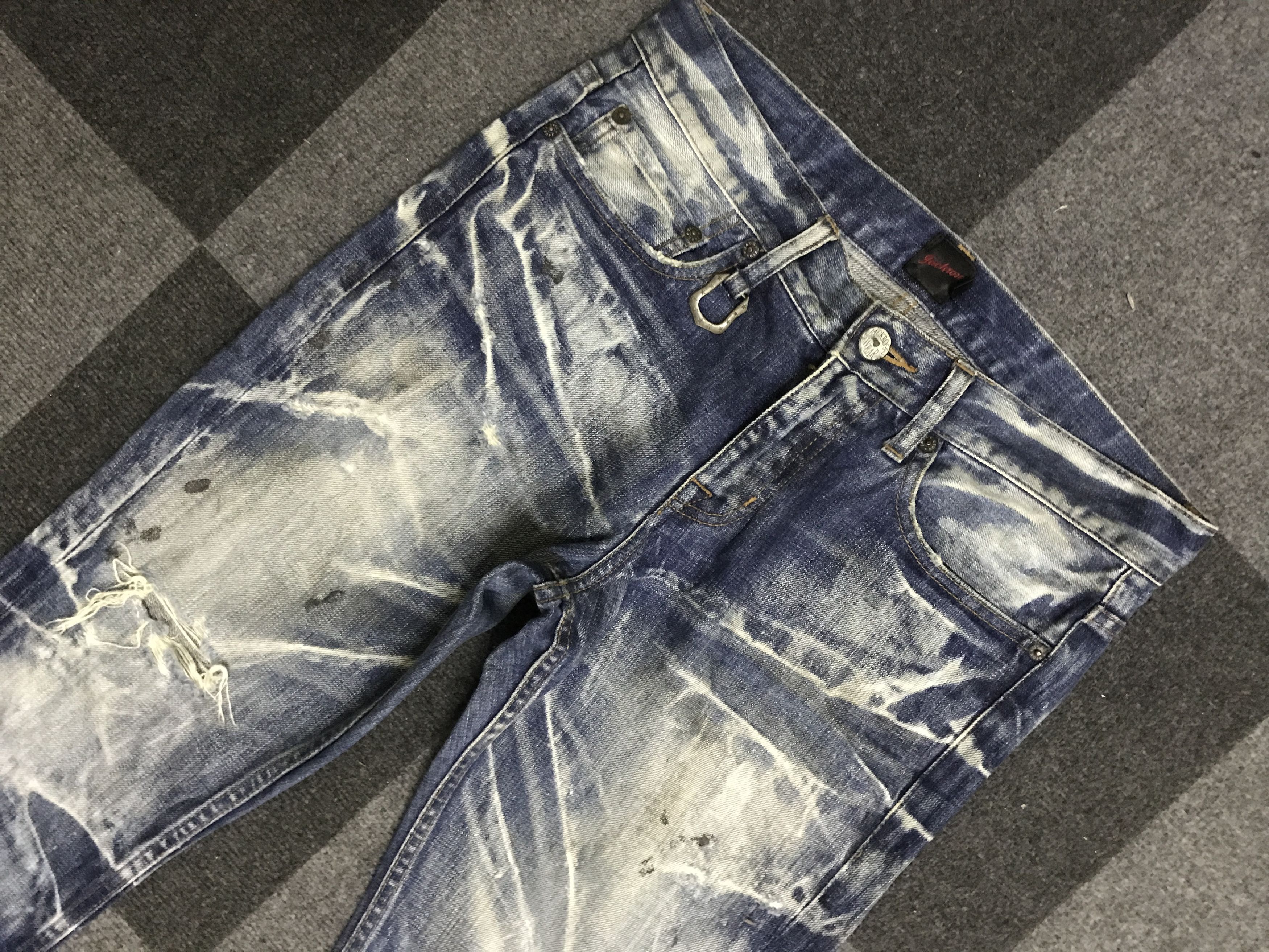 Japanese Brand Flare🔥D139 Statement Jeans Jackrose Rare Fades Flare Jeans Size US 32 / EU 48 - 4 Thumbnail