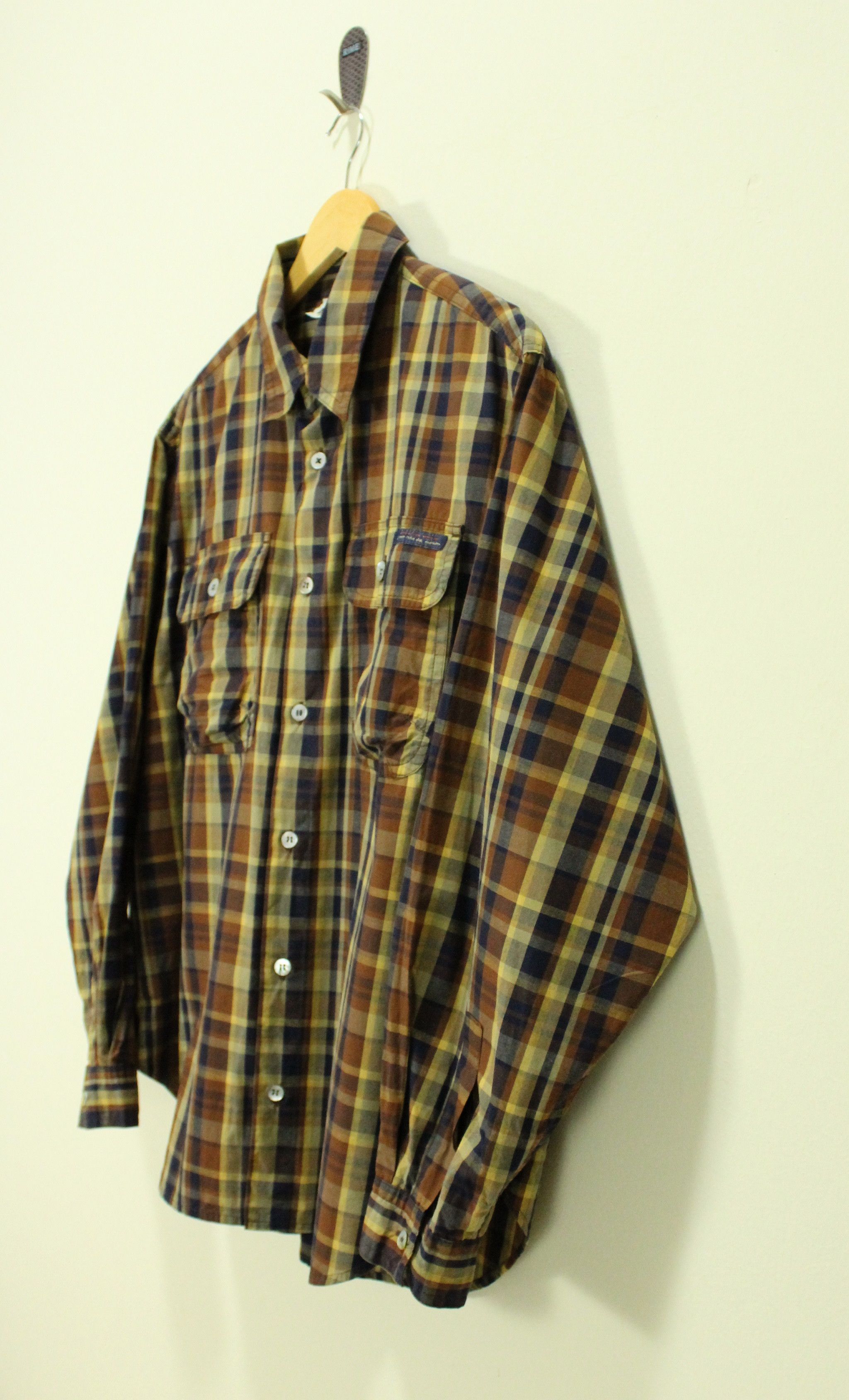 Hai Sporting Gear Vintage HAI SPORTING GEAR Shirt Button Up Baggy Issey Miyake Size US M / EU 48-50 / 2 - 2 Thumbnail
