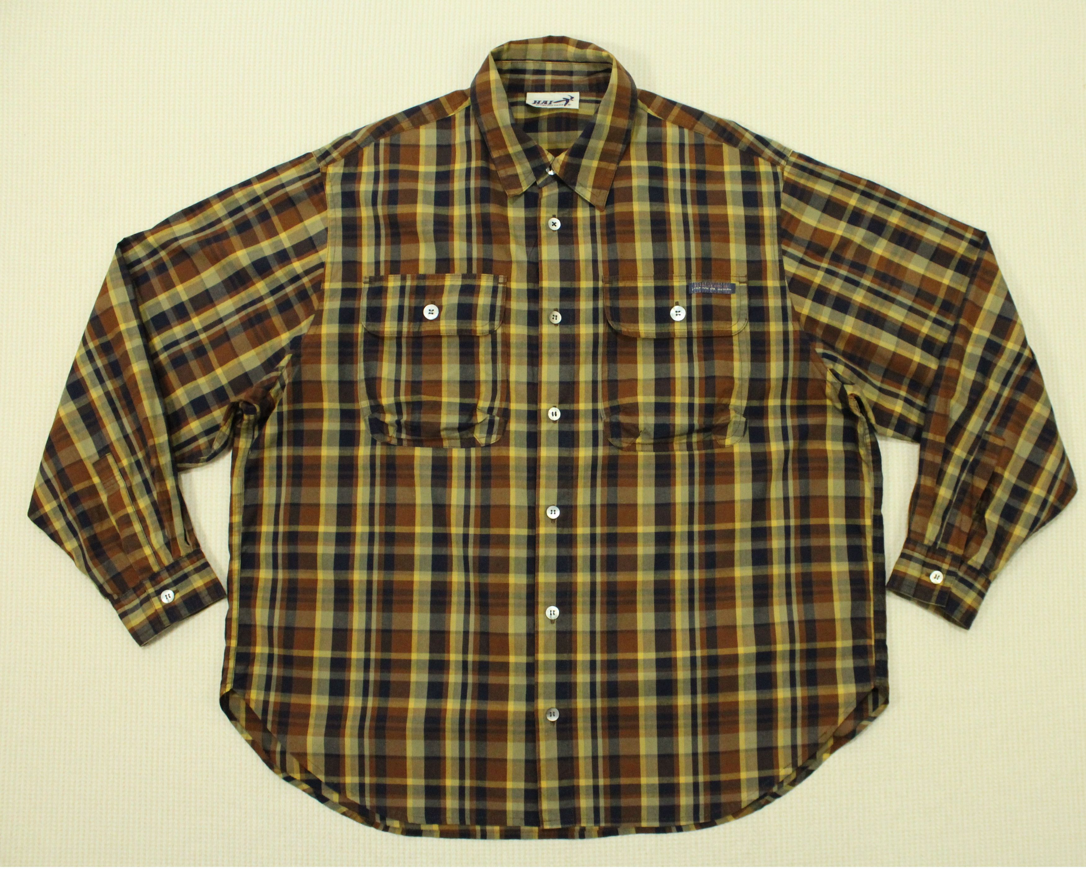 Hai Sporting Gear Vintage HAI SPORTING GEAR Shirt Button Up Baggy Issey Miyake Size US M / EU 48-50 / 2 - 7 Thumbnail