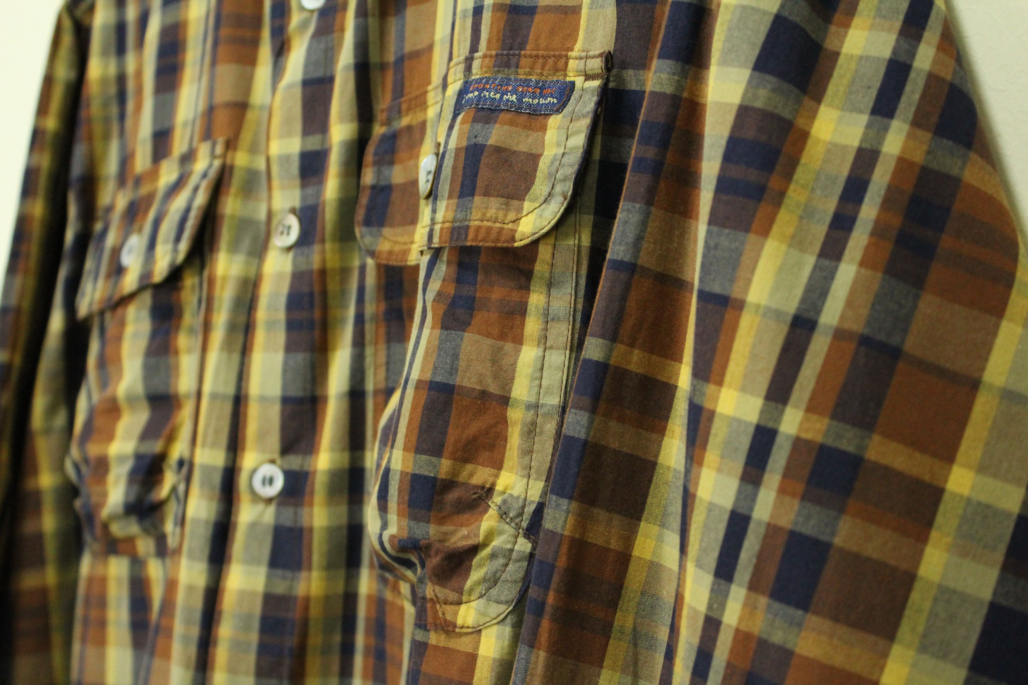 Hai Sporting Gear Vintage HAI SPORTING GEAR Shirt Button Up Baggy Issey Miyake Size US M / EU 48-50 / 2 - 3 Thumbnail