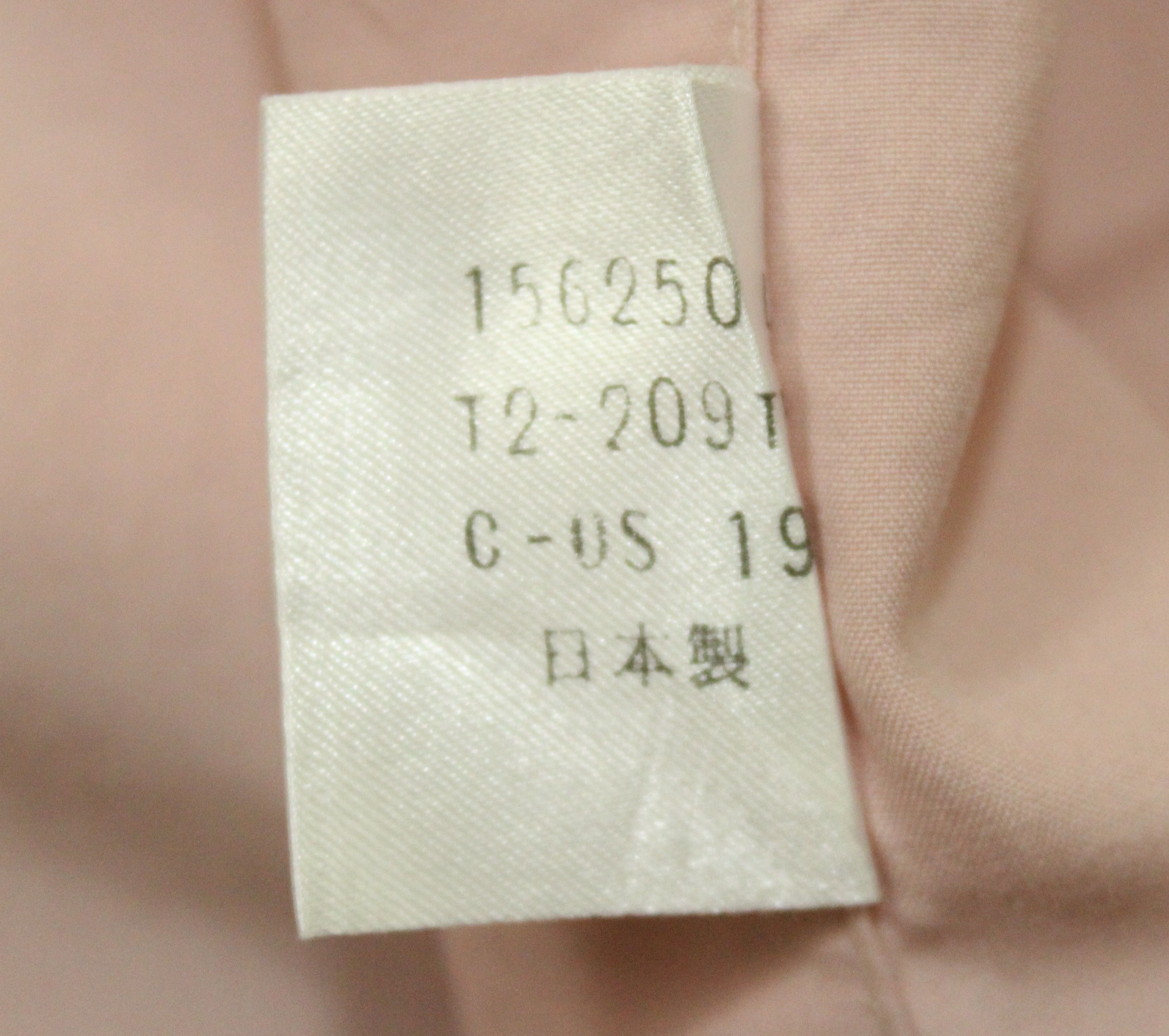Hanae Mori Vintage HANAE MORI Shirt MONSIEUR Peach Polynosic Size US L / EU 52-54 / 3 - 10 Thumbnail