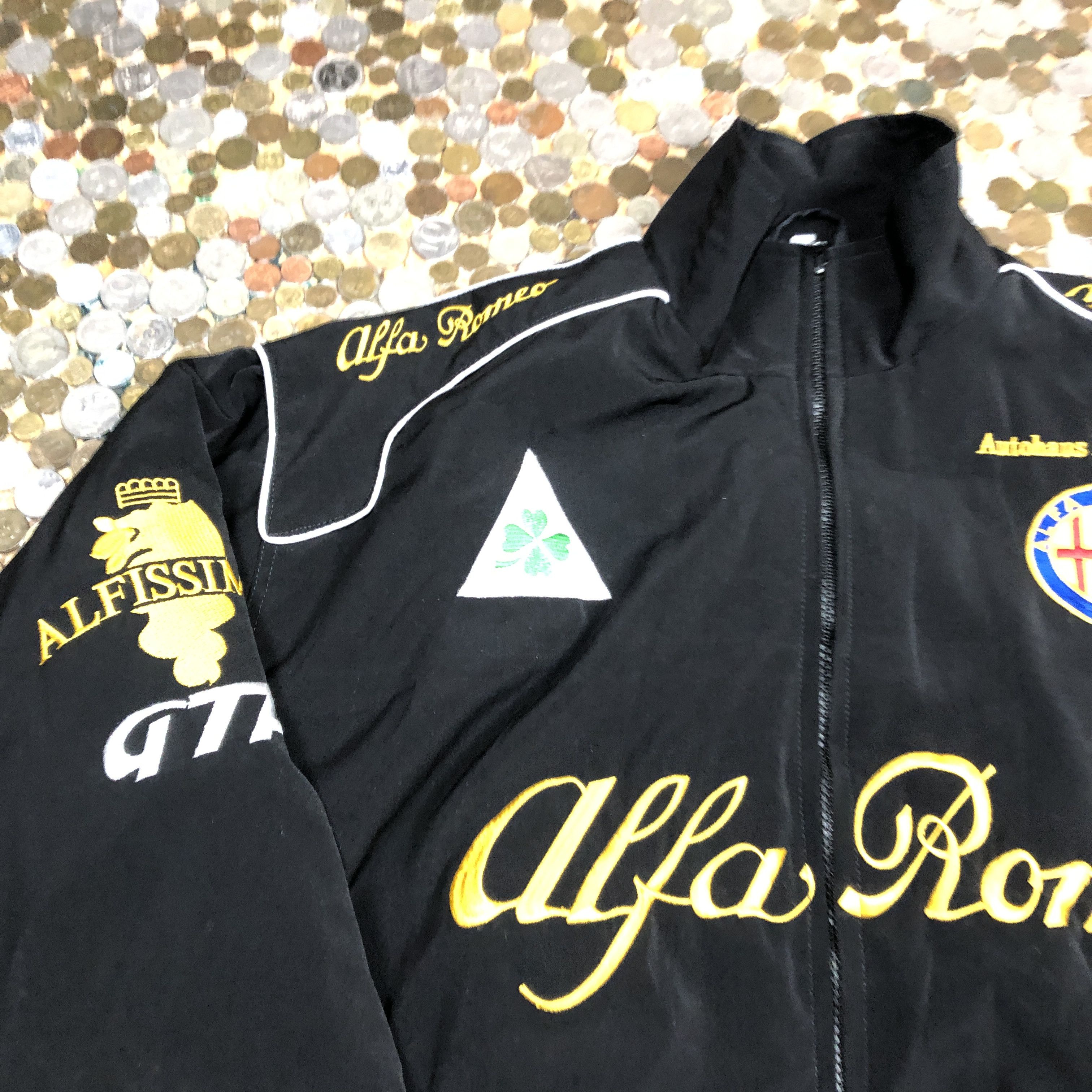 Vintage Alfa Romeo Race Bomber Jacket 90\'s