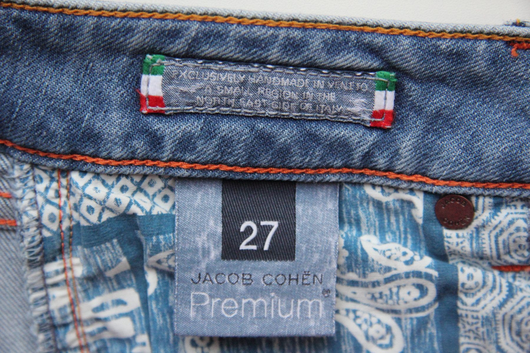 Jacob Cohen JACOB COHEN JESTER PREMIUM HANDMADE TAILORED JEANS SIZE 27 Size 27" / US 4 / IT 40 - 14 Thumbnail
