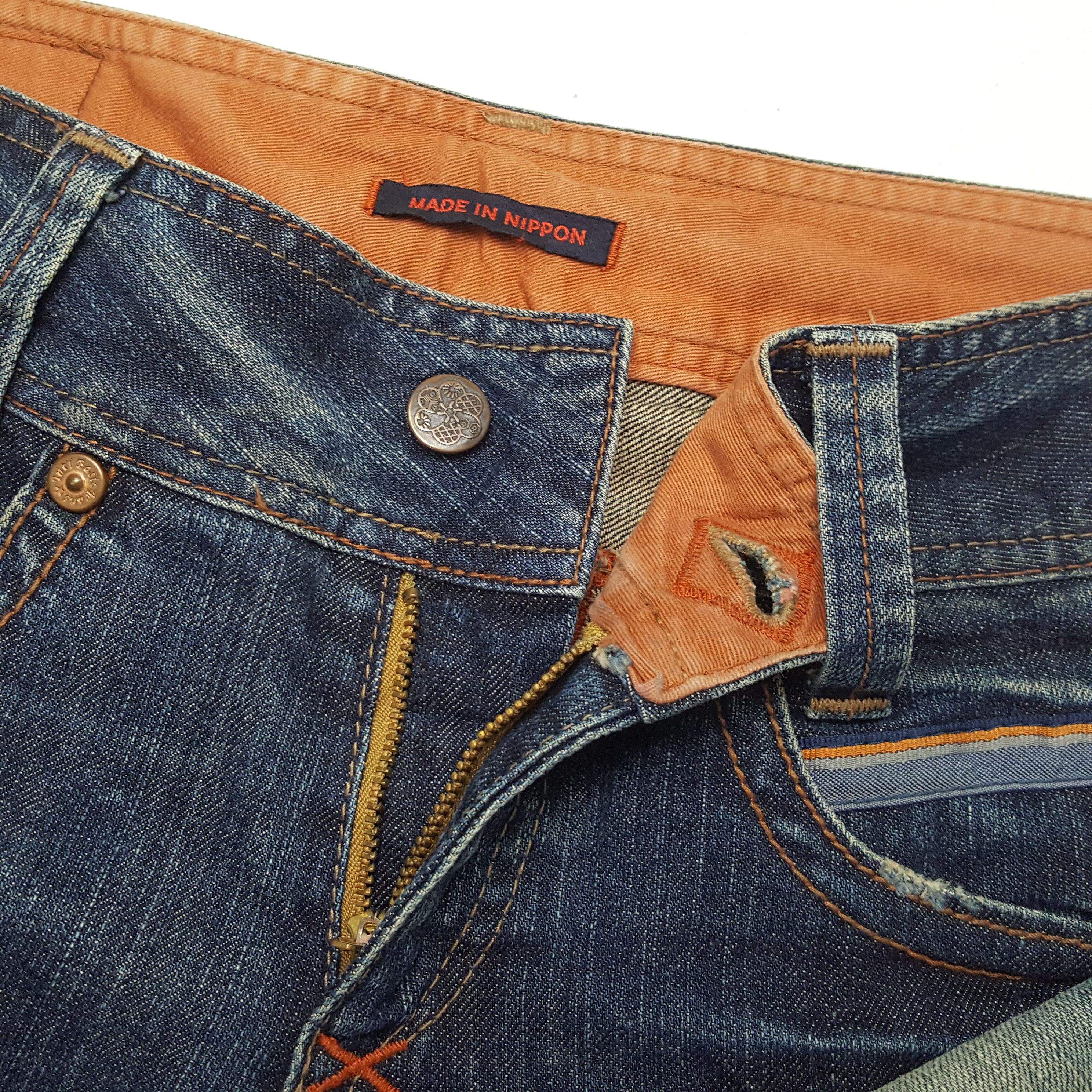 Japanese Brand × Vintage ET Japanese Brand Bootcut Style Streetwear JEANS Size 31" - 12 Thumbnail