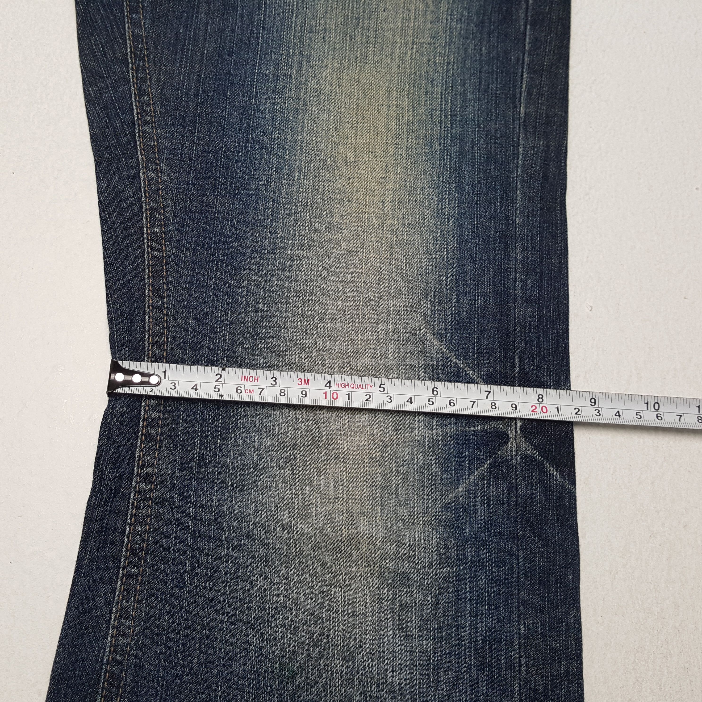 Japanese Brand × Vintage ET Japanese Brand Bootcut Style Streetwear JEANS Size 31" - 10 Thumbnail