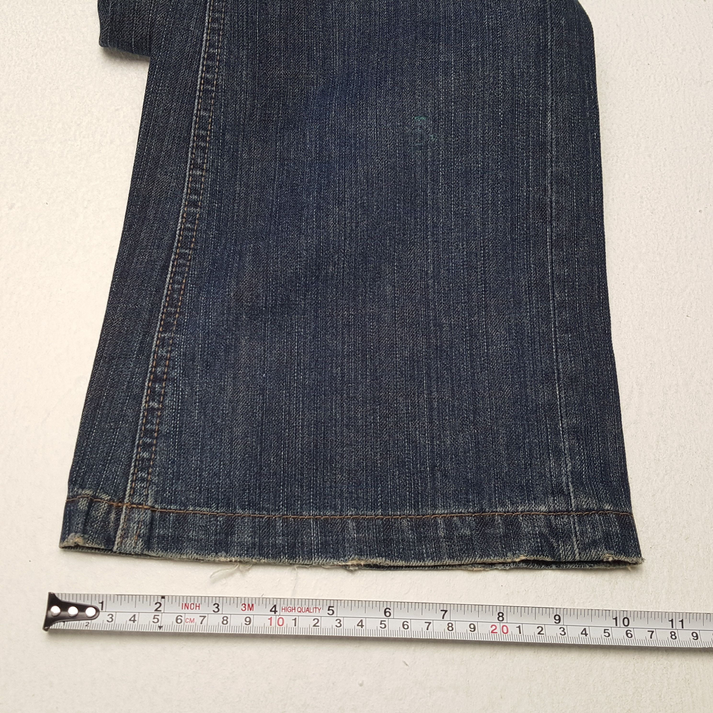 Japanese Brand × Vintage ET Japanese Brand Bootcut Style Streetwear JEANS Size 31" - 11 Thumbnail