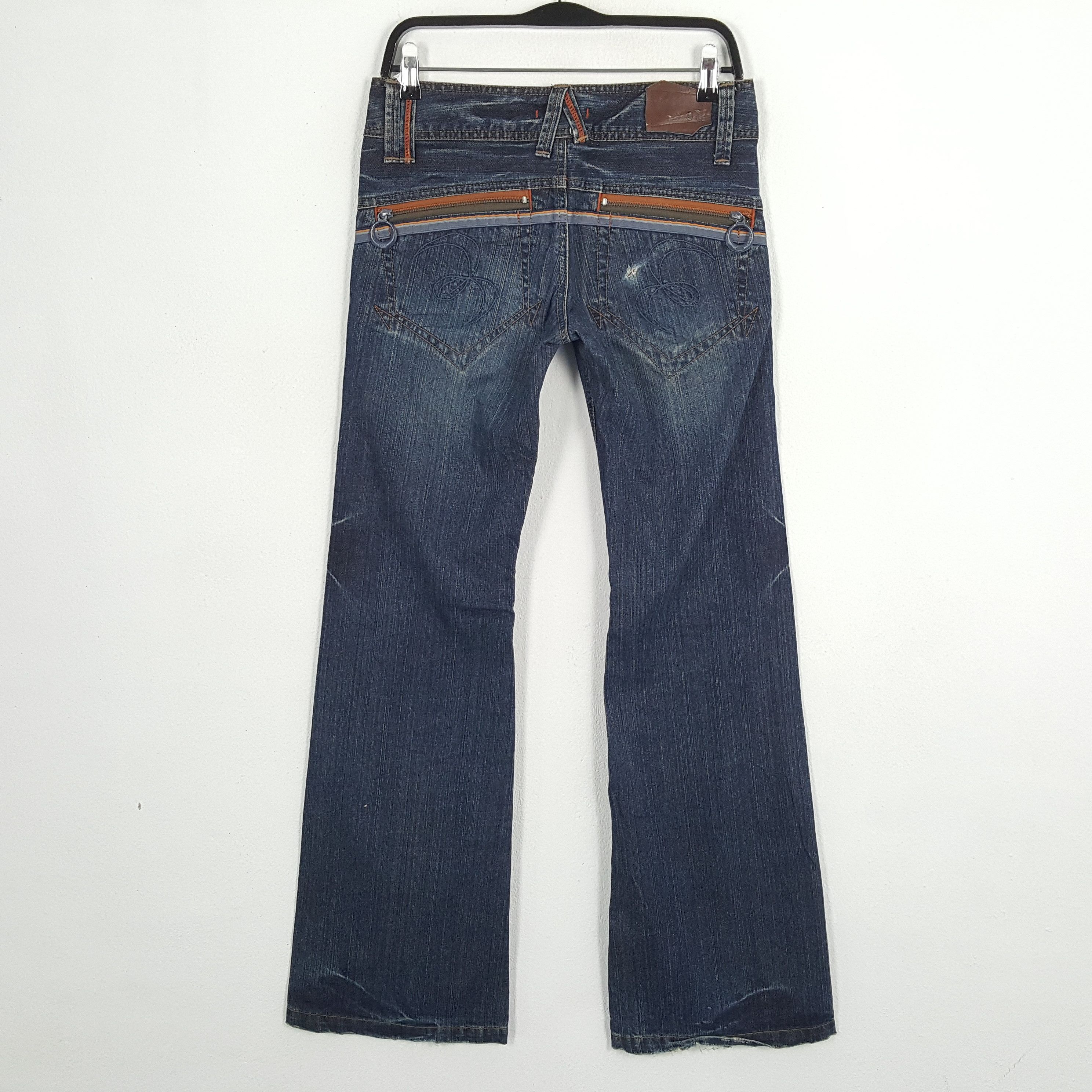 Japanese Brand × Vintage ET Japanese Brand Bootcut Style Streetwear JEANS Size 31" - 4 Thumbnail