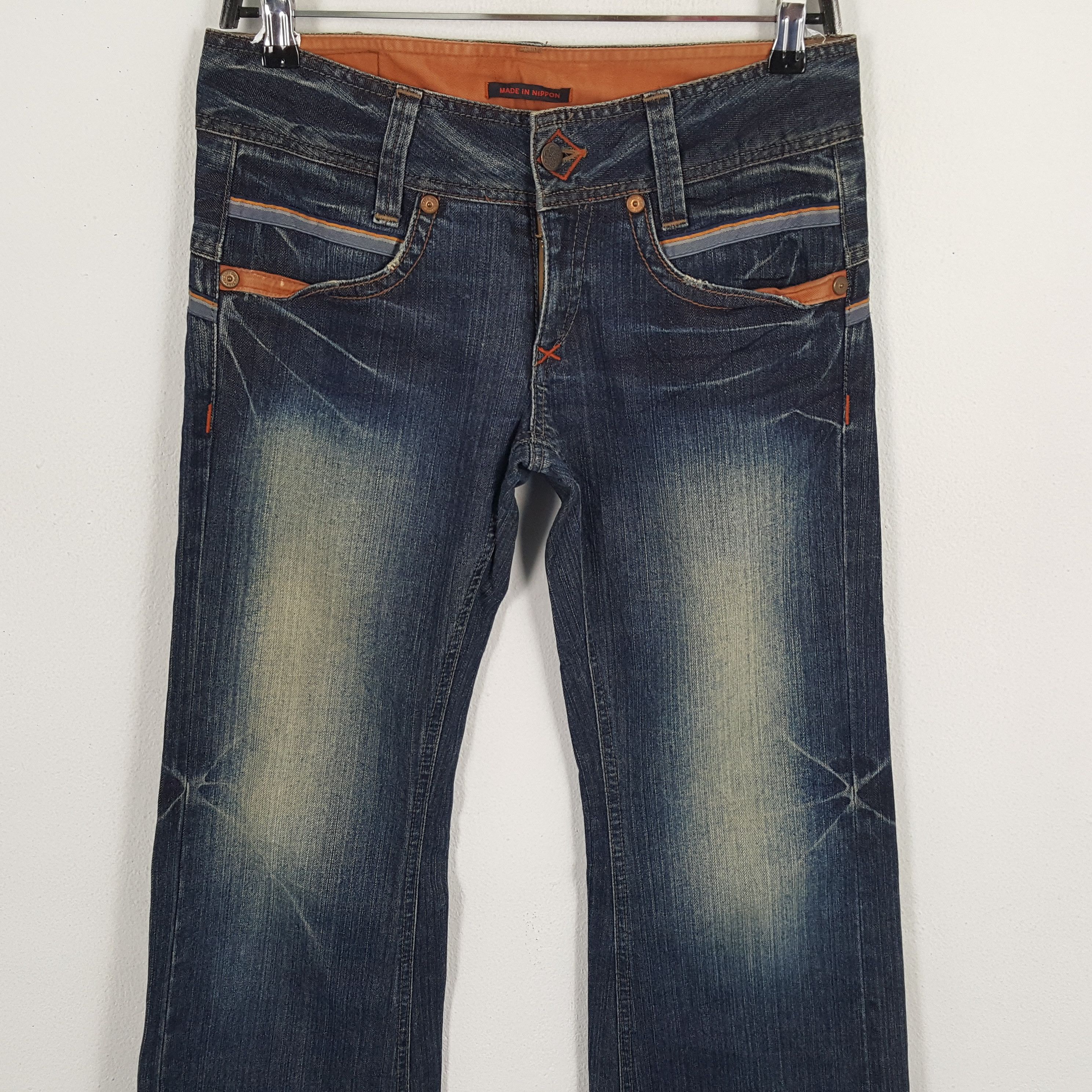 Japanese Brand × Vintage ET Japanese Brand Bootcut Style Streetwear JEANS Size 31" - 2 Thumbnail