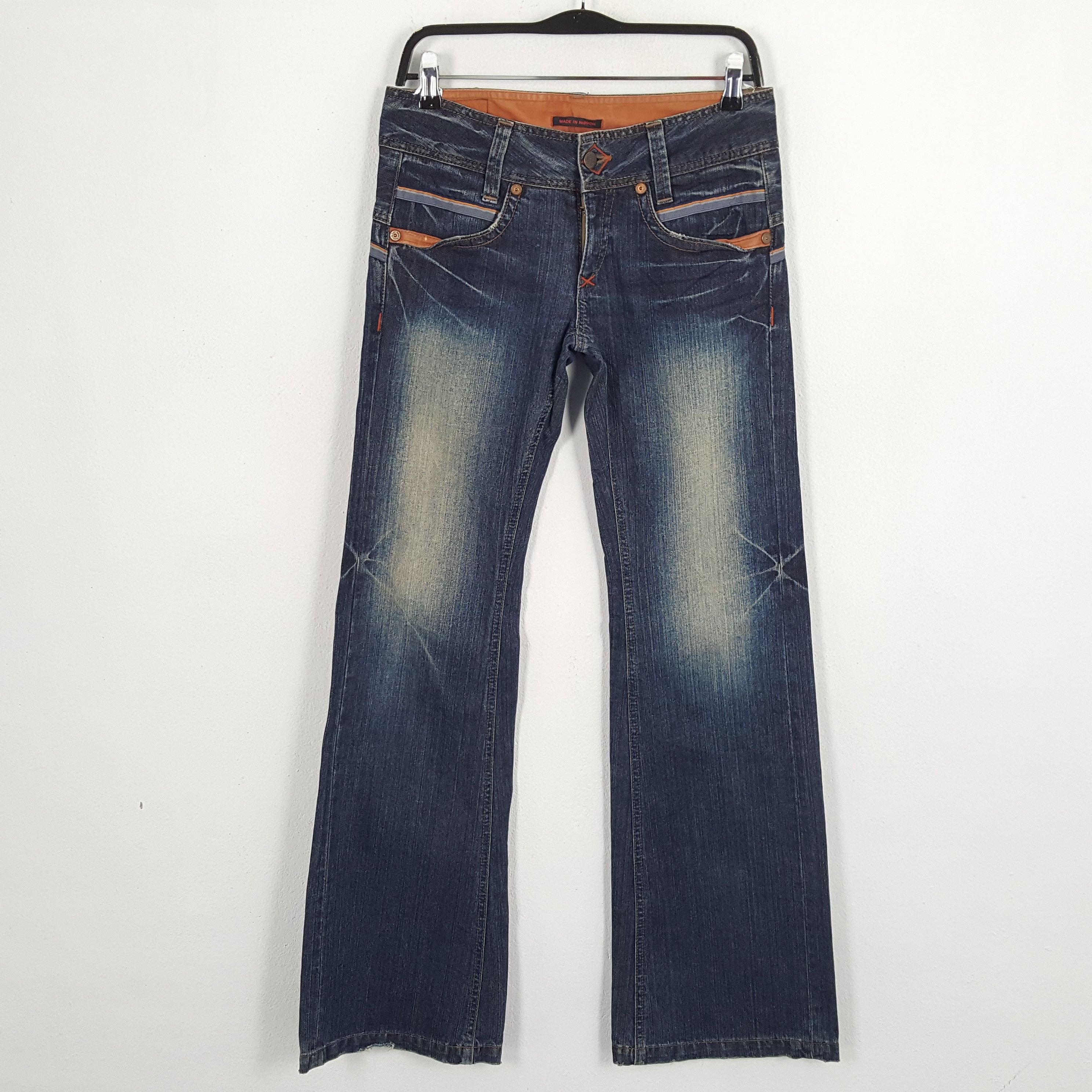Japanese Brand × Vintage ET Japanese Brand Bootcut Style Streetwear JEANS Size 31" - 1 Thumbnail