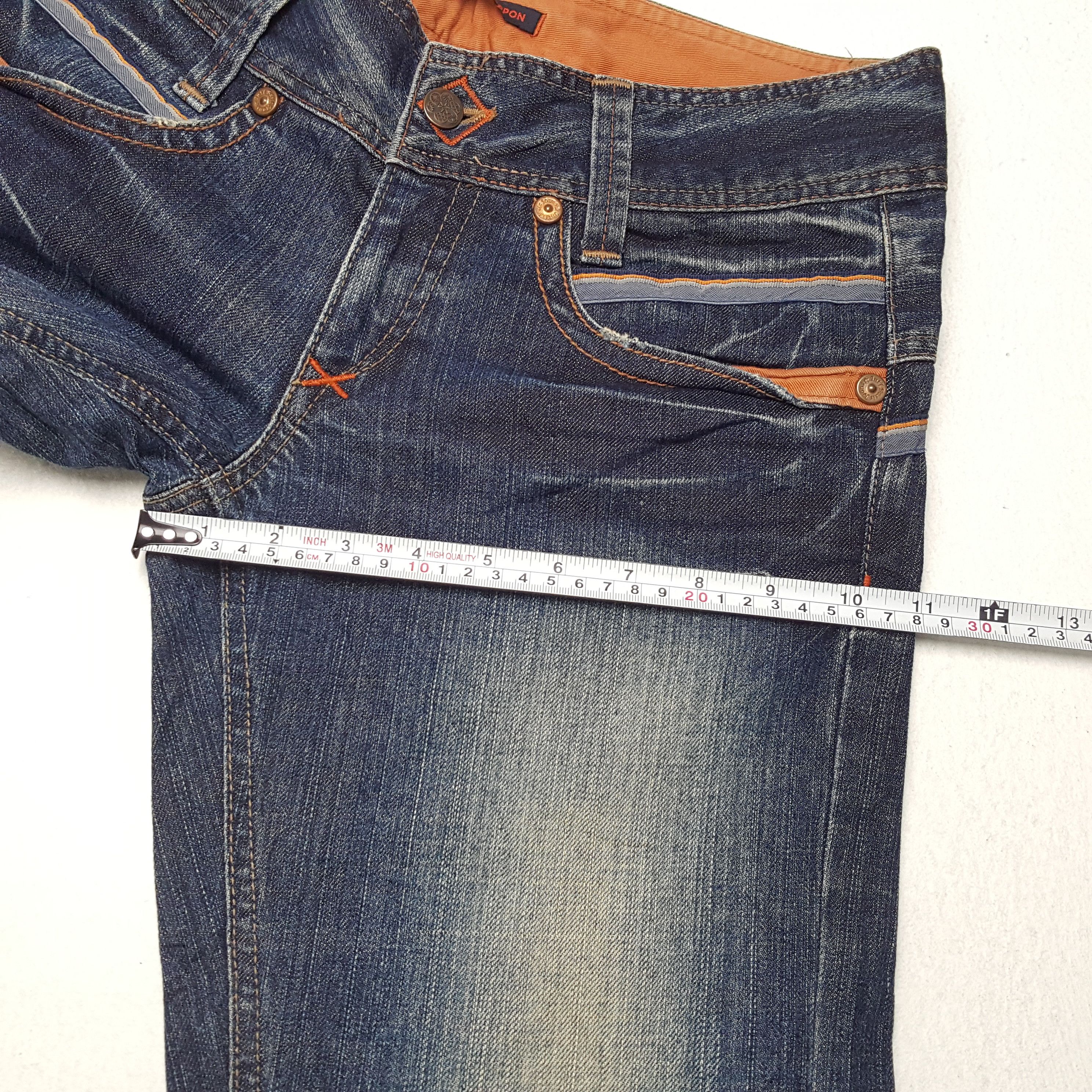 Japanese Brand × Vintage ET Japanese Brand Bootcut Style Streetwear JEANS Size 31" - 9 Thumbnail