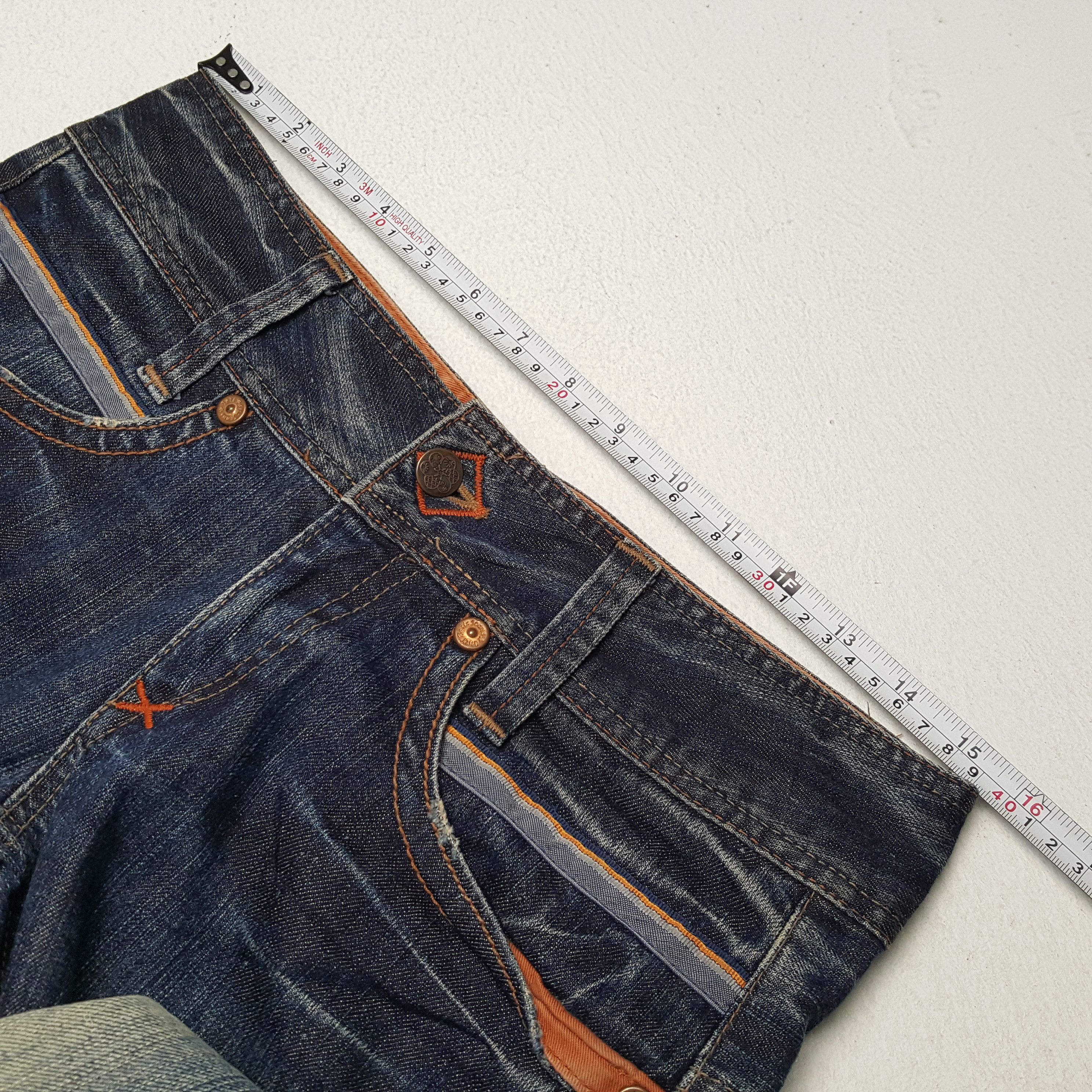 Japanese Brand × Vintage ET Japanese Brand Bootcut Style Streetwear JEANS Size 31" - 7 Thumbnail