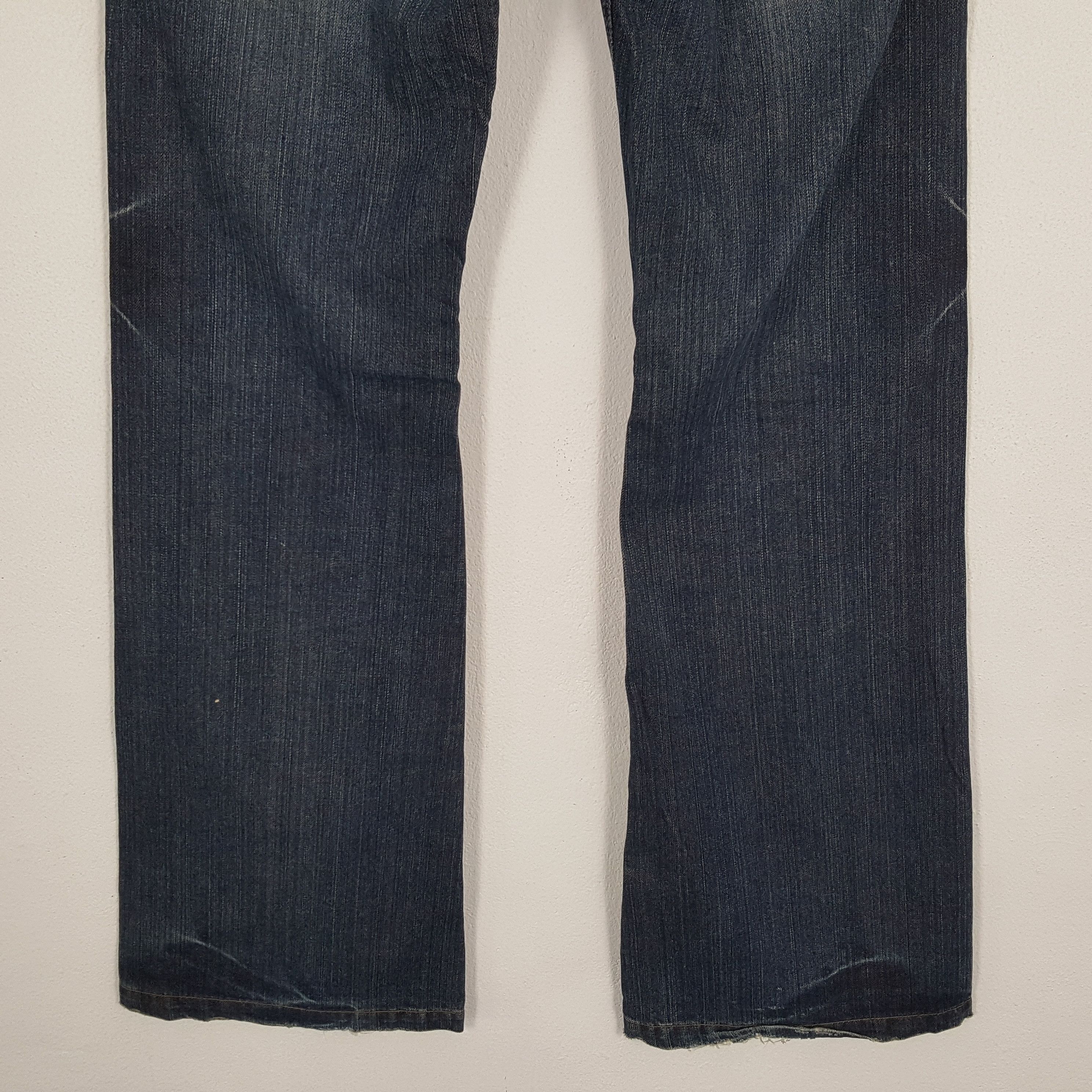 Japanese Brand × Vintage ET Japanese Brand Bootcut Style Streetwear JEANS Size 31" - 6 Thumbnail