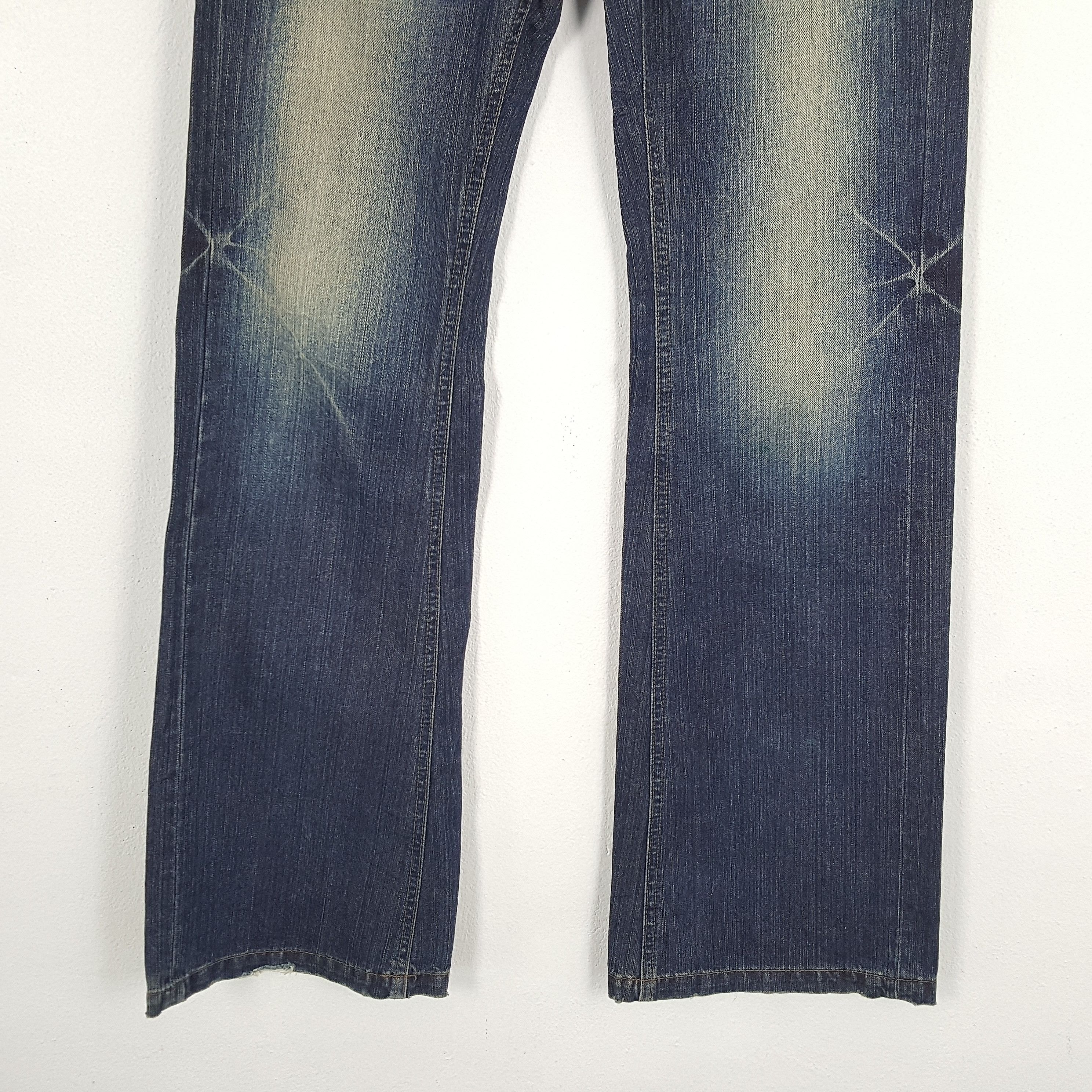 Japanese Brand × Vintage ET Japanese Brand Bootcut Style Streetwear JEANS Size 31" - 3 Thumbnail