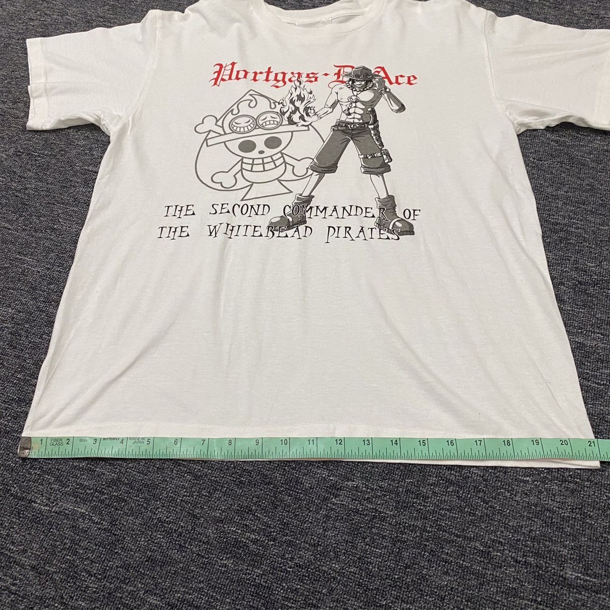 Anime Vintage Portgas D Ace The Whitebeard Pirates One Piece tees Size US M / EU 48-50 / 2 - 7 Thumbnail