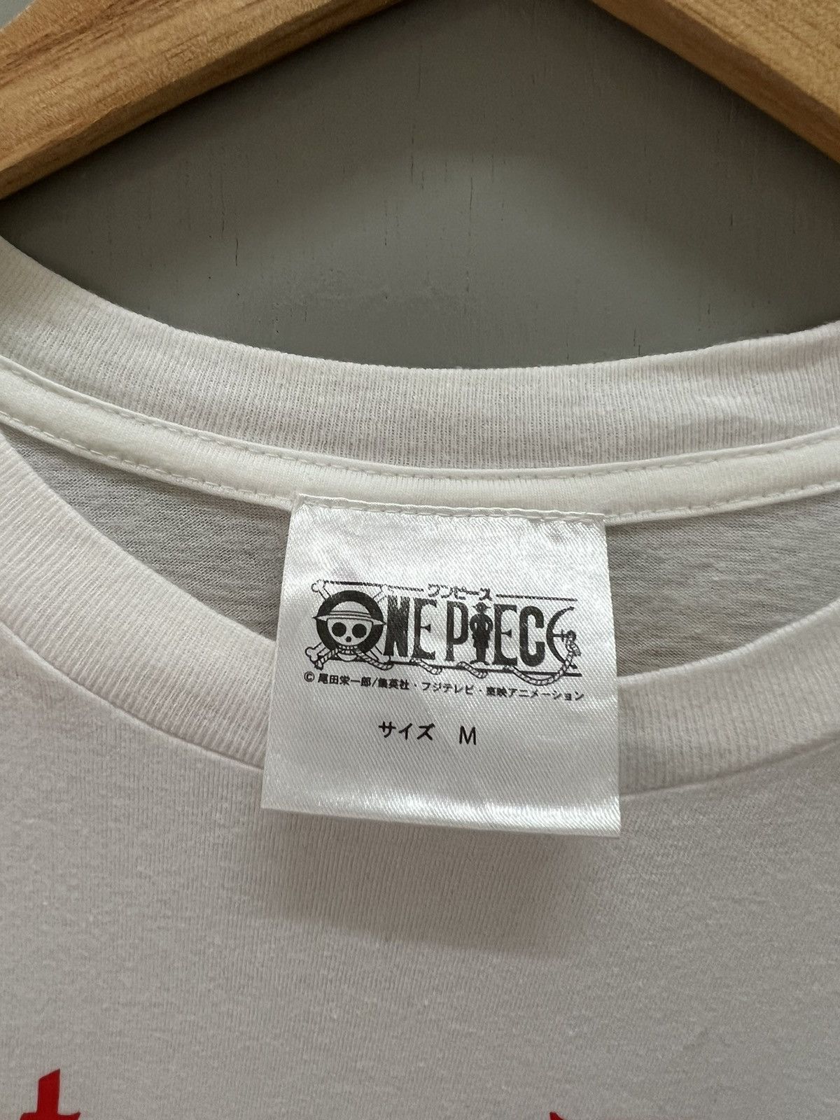 Anime Vintage Portgas D Ace The Whitebeard Pirates One Piece tees Size US M / EU 48-50 / 2 - 5 Thumbnail