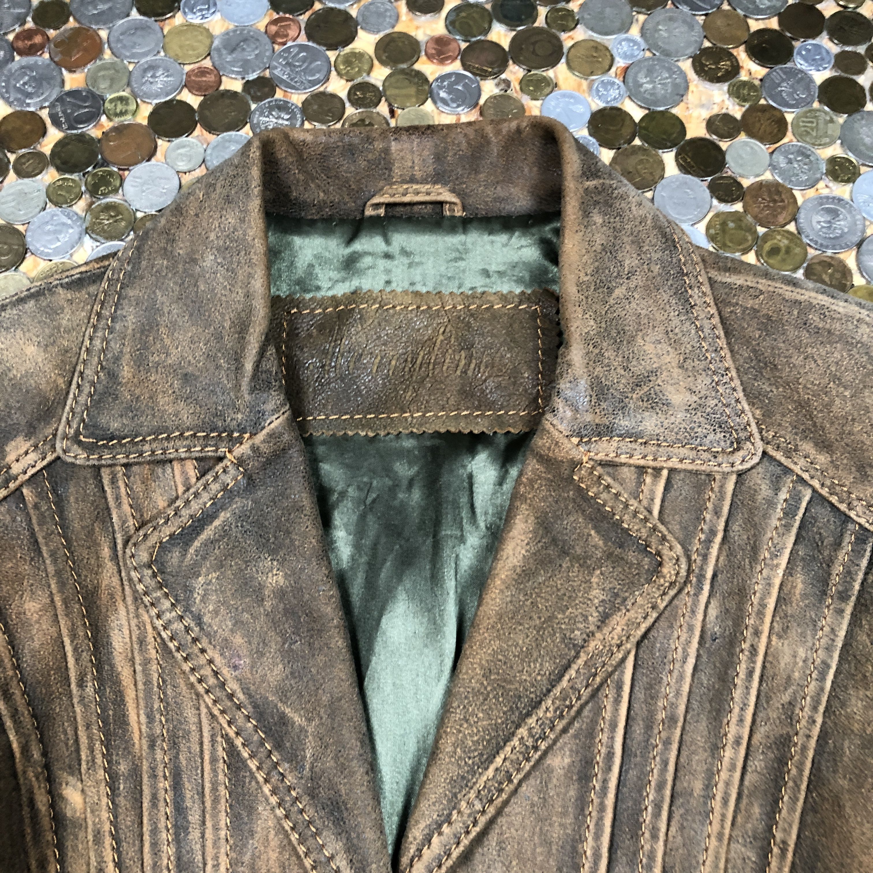 Vintage Leather vintage coat jacket 90's Size US M / EU 48-50 / 2 - 3 Thumbnail