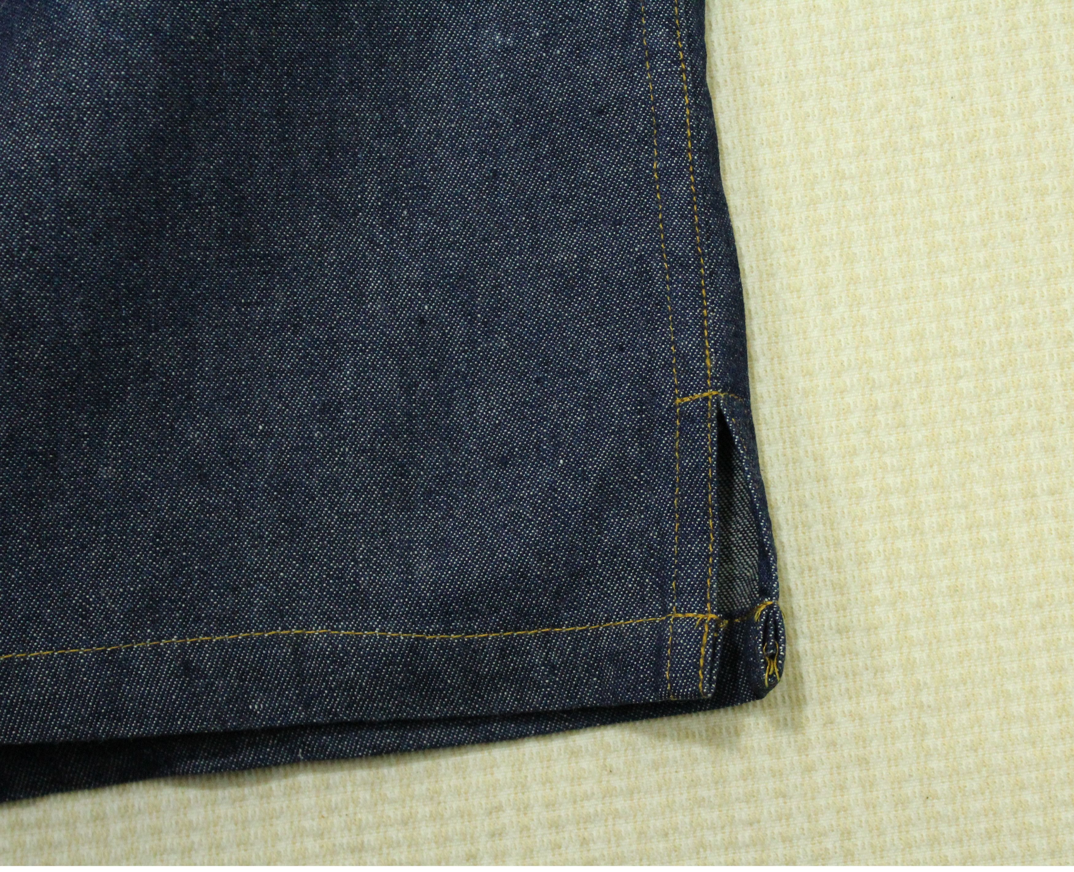 Japanese Brand O.H. GHOST DEVIL Shirt Denim Embroidered Evisu Style Size US M / EU 48-50 / 2 - 10 Thumbnail