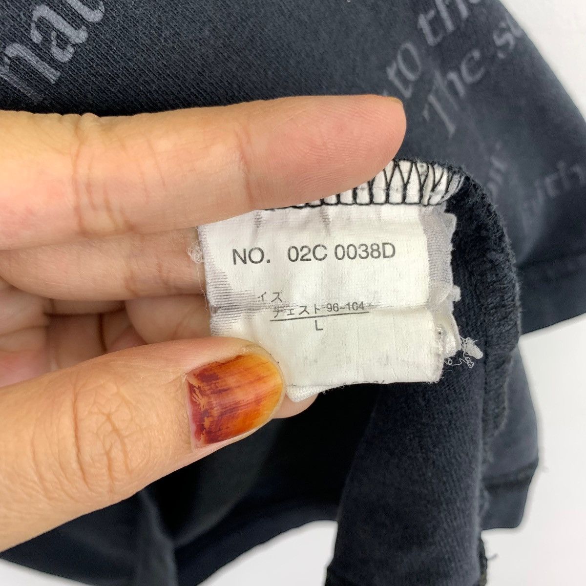 Japanese Brand SEMANTIC DESIGN Japanese Brand Quotes and Butterfly Print Size L / US 10 / IT 46 - 7 Thumbnail
