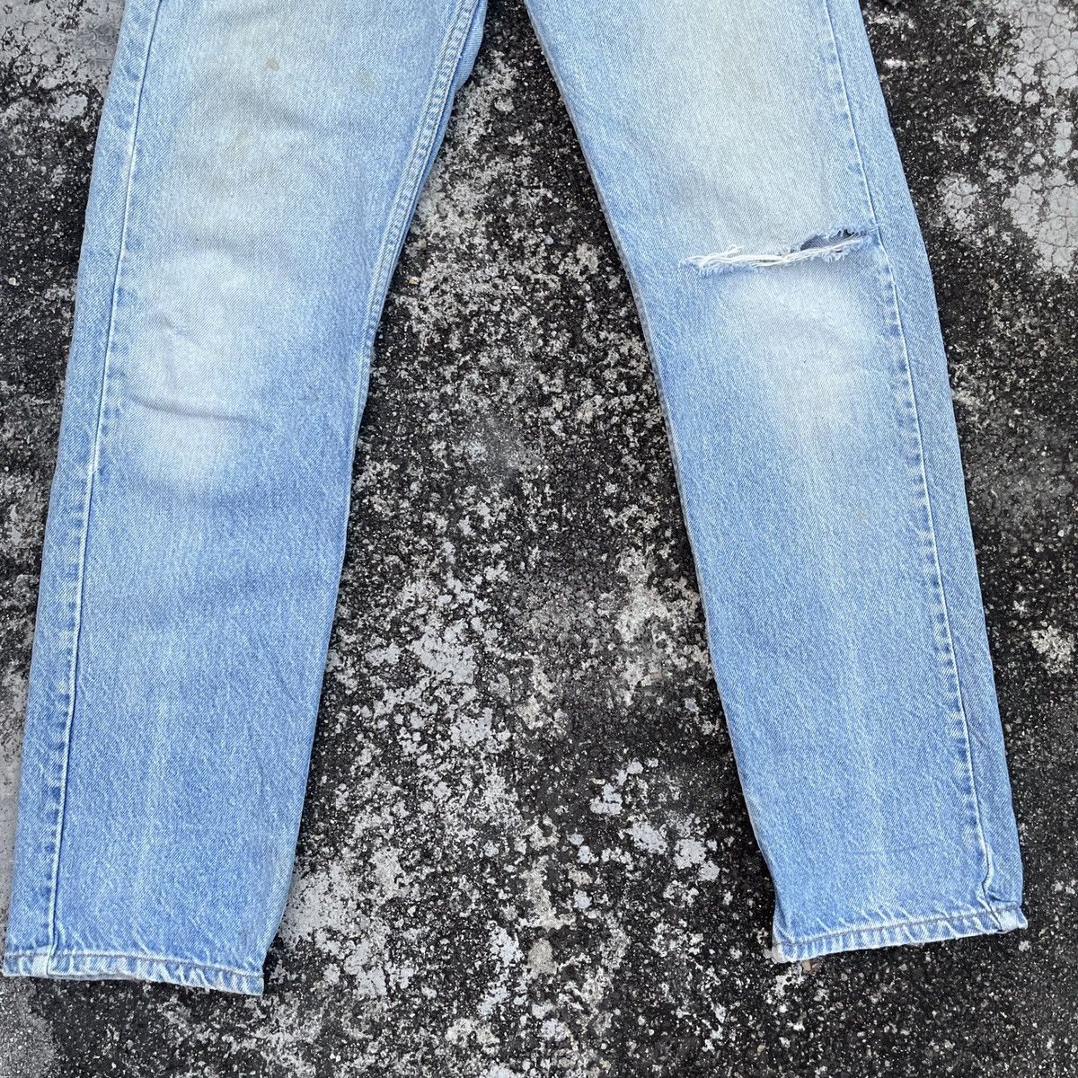 Levi's Vintage 90s Levis Lot 505 Oren Tag Distressed Denim Jeans Size US 30 / EU 46 - 4 Thumbnail