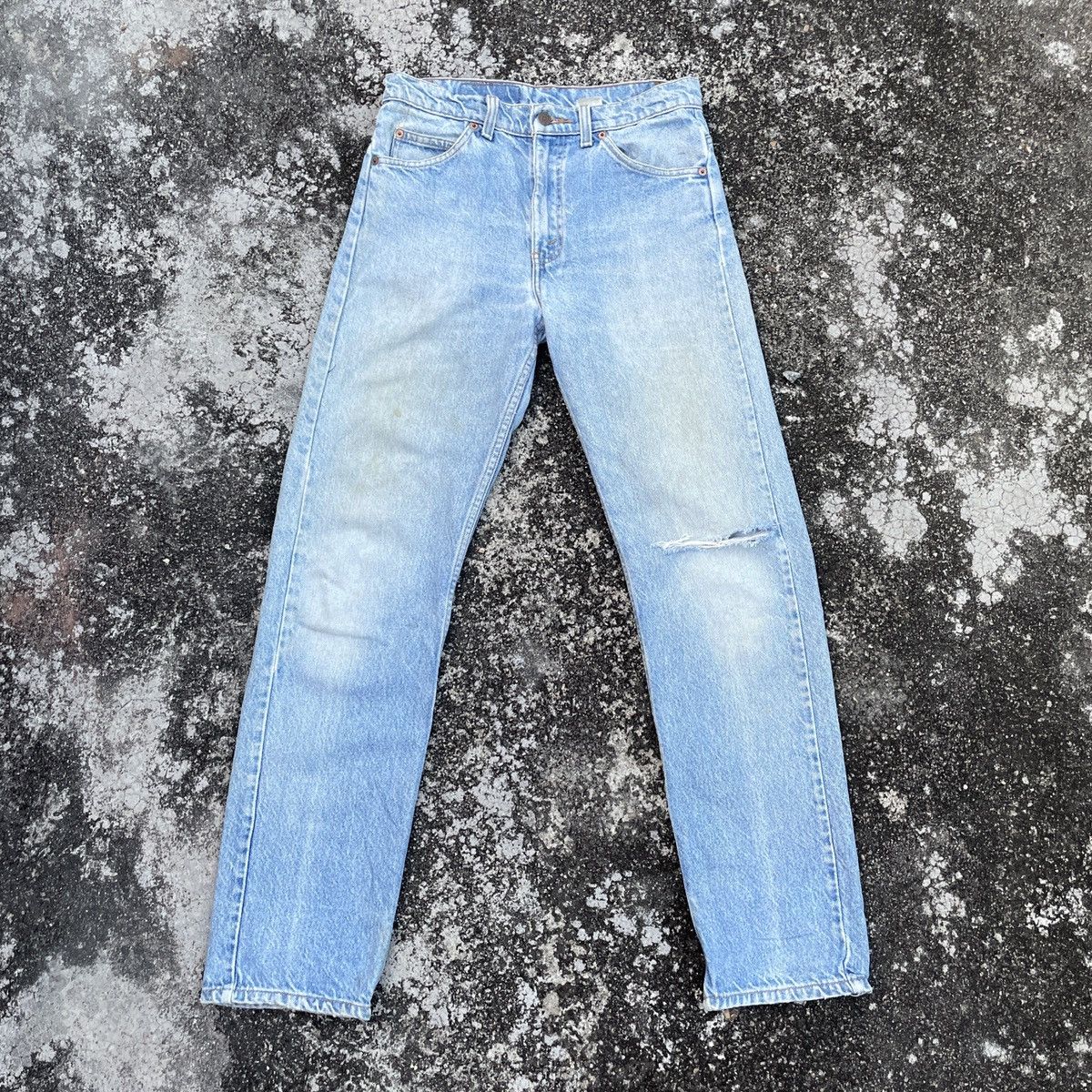 Levi's Vintage 90s Levis Lot 505 Oren Tag Distressed Denim Jeans Size US 30 / EU 46 - 1 Thumbnail