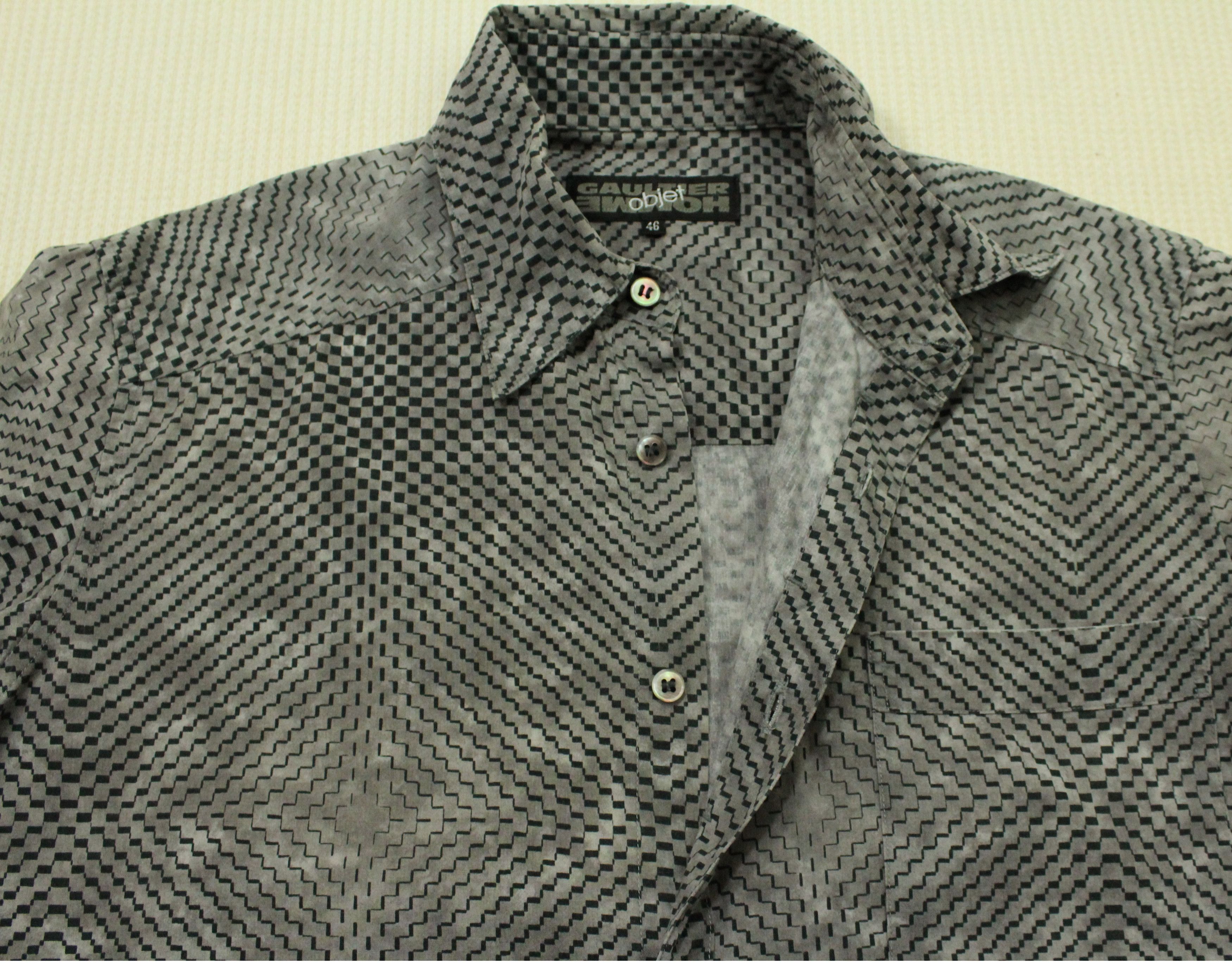 Gaultier Homme Objet GAULTIER HOMME OBJET Shirt Hidden Button JPG Snake Phantom Size US S / EU 44-46 / 1 - 9 Thumbnail