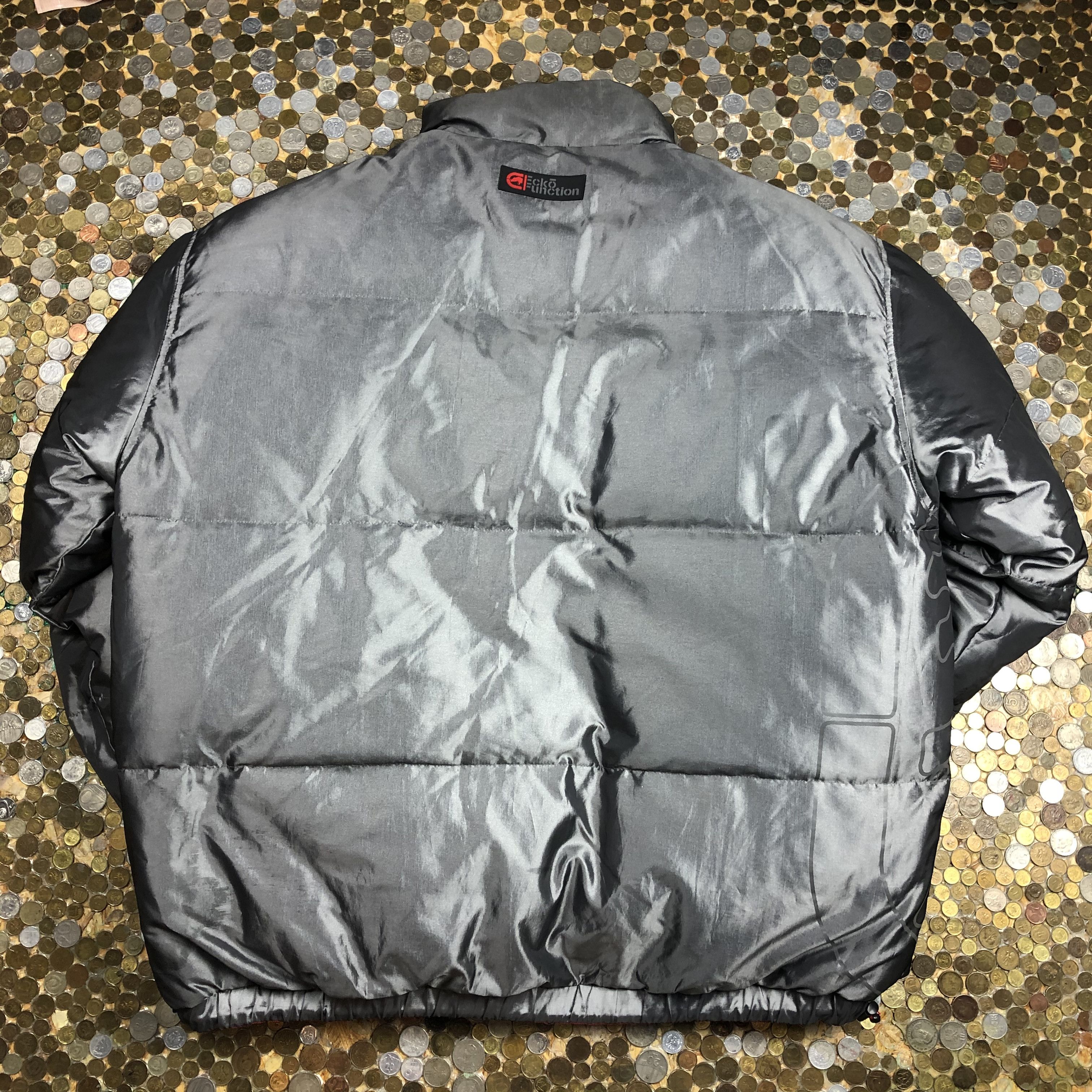 Ecko Unltd. ECKO Vintage Winter Puffer Jacket Double Side 90s Size US XL / EU 56 / 4 - 6 Thumbnail