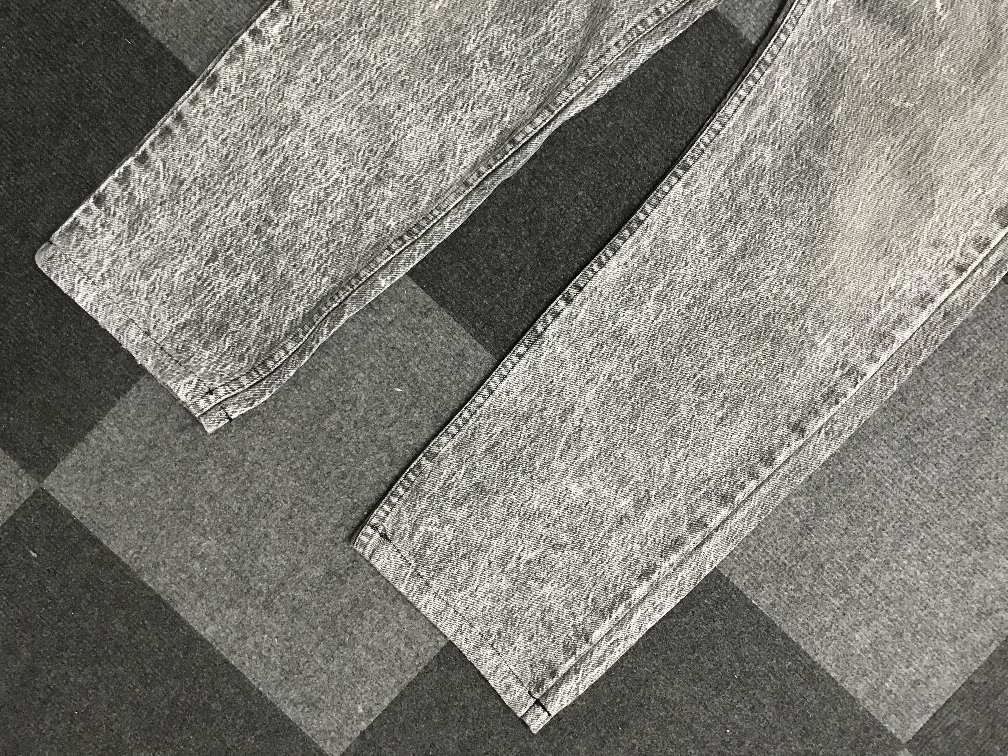 Levi's × Vintage VL174-Vintage Levis 505 Black Acid Wash Jeans Size US 34 / EU 50 - 4 Thumbnail