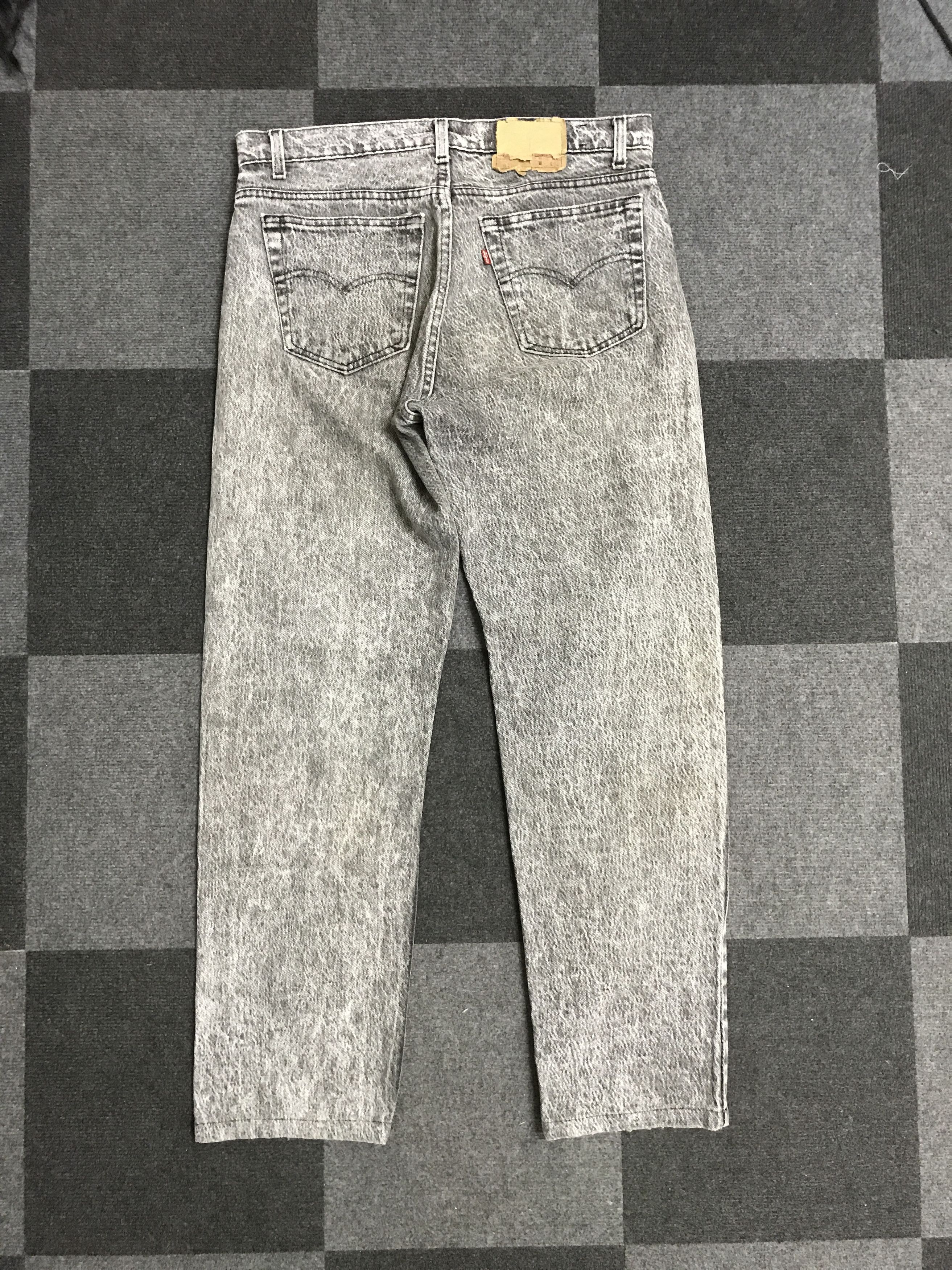 Levi's × Vintage VL174-Vintage Levis 505 Black Acid Wash Jeans Size US 34 / EU 50 - 7 Thumbnail