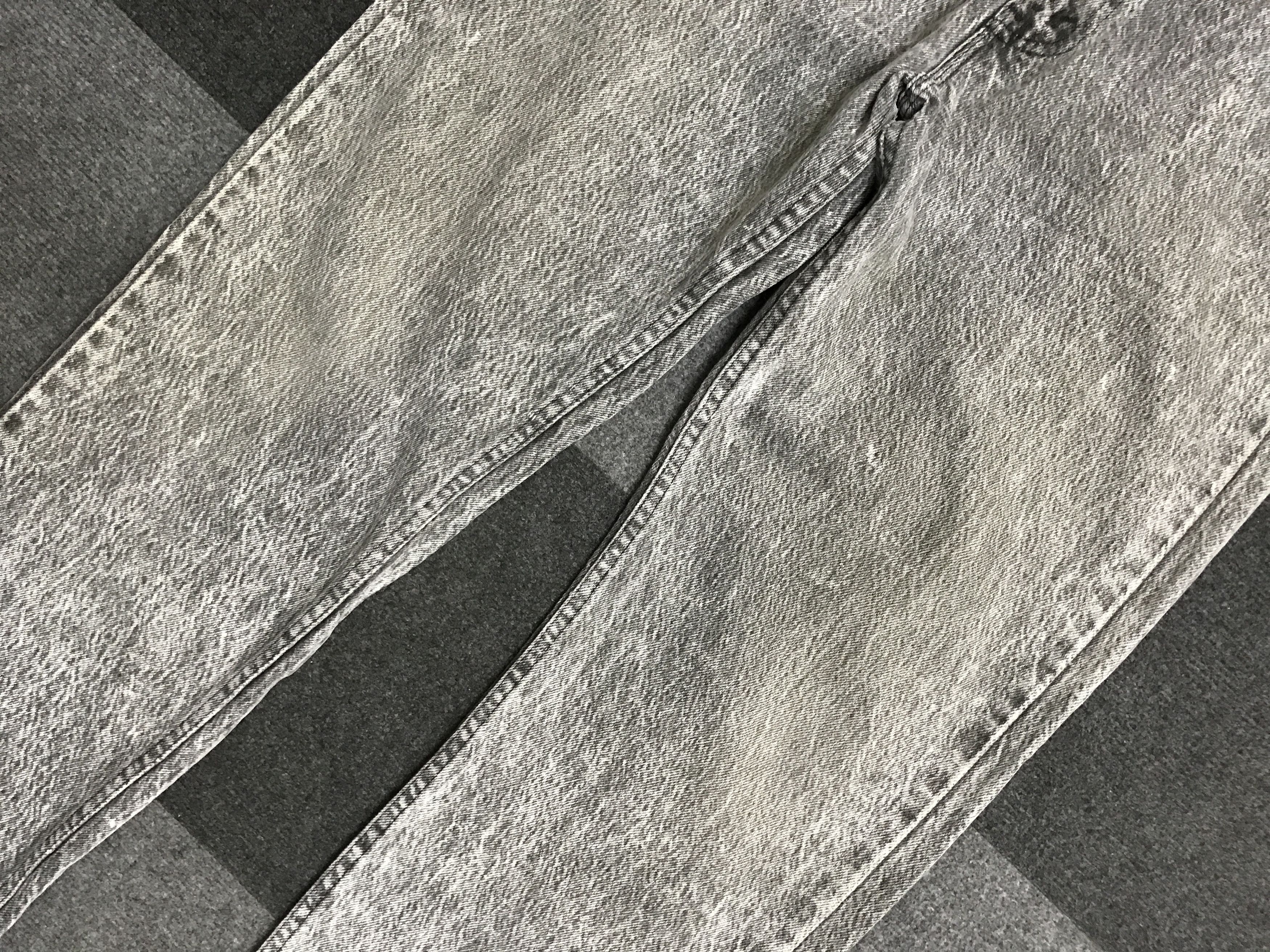 Levi's × Vintage VL174-Vintage Levis 505 Black Acid Wash Jeans Size US 34 / EU 50 - 3 Thumbnail
