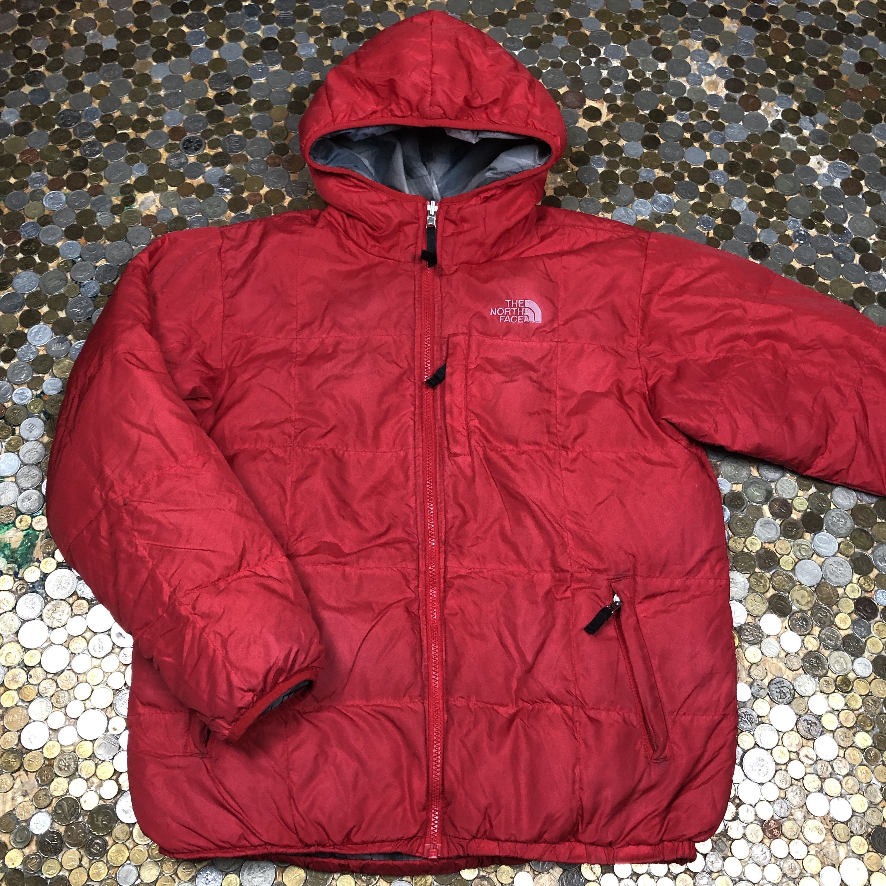 image of Tnf The North Face Double Side Jacket in Red, Men's (Size Medium)