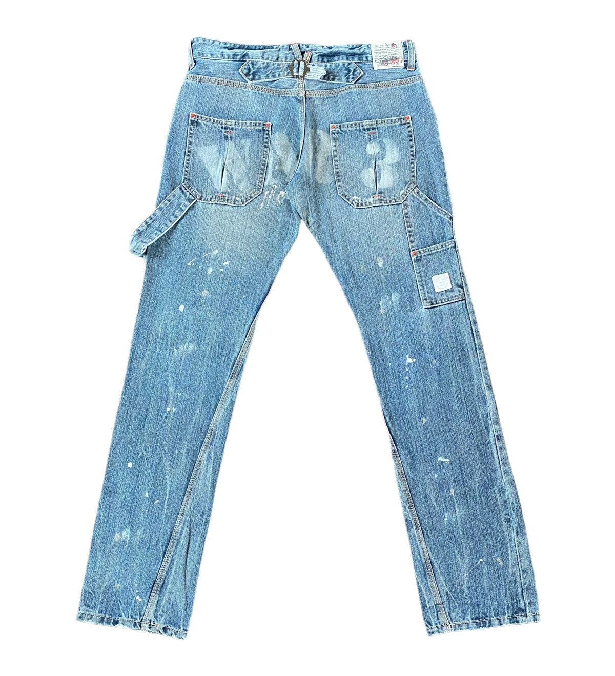 PPFM Vintage PPFM Carpenter Painted Jeans Size US 32 / EU 48 - 1 Thumbnail