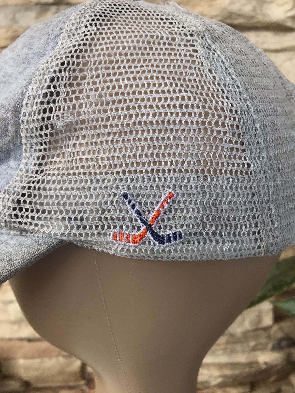 Vintage Nyc Ice Hockey Distressed Trucker Hat Size ONE SIZE - 5 Thumbnail