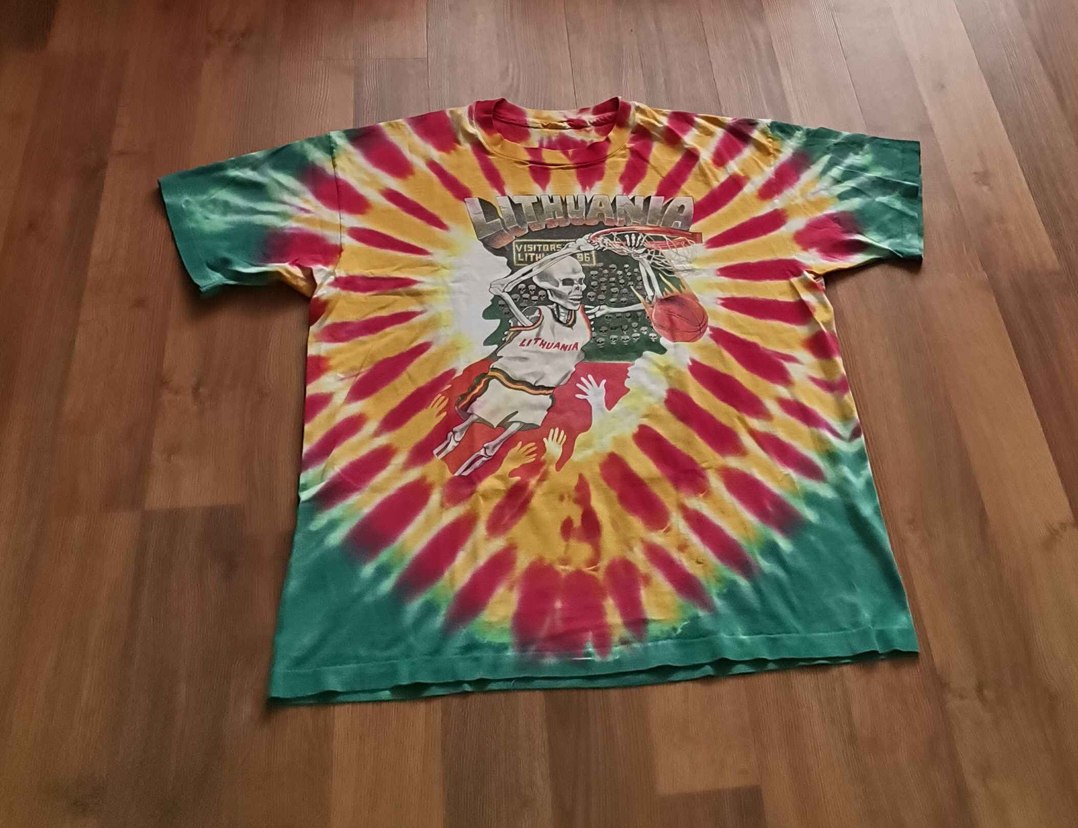 Image of Grateful Dead Lithuania 1992 Single Stitch Tee, Men's (Size XL)