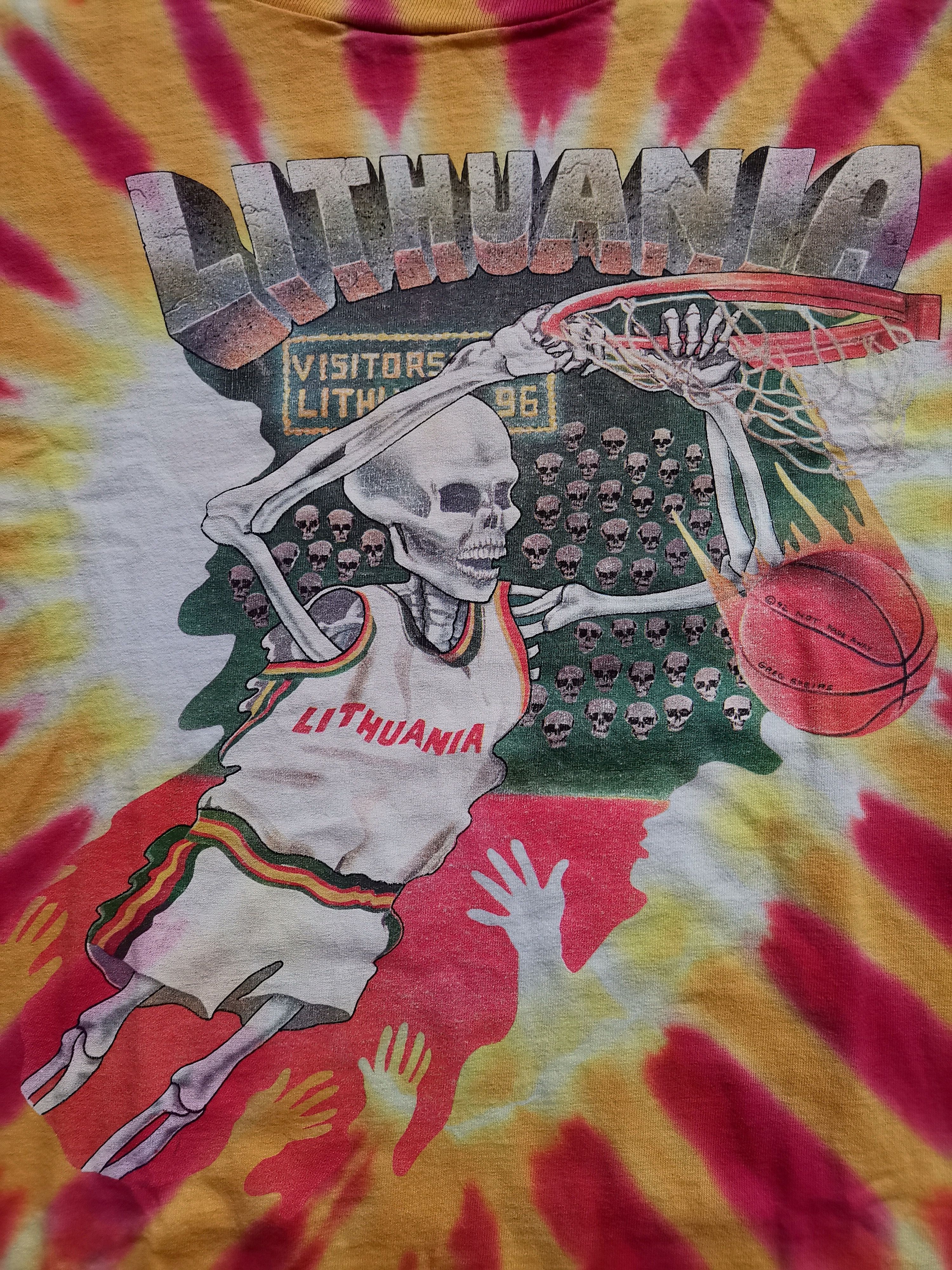 Grateful Dead × Vintage Vintage Grateful Dead Lithuania 1992 Single Stitch Tee Size US XL / EU 56 / 4 - 2 Thumbnail