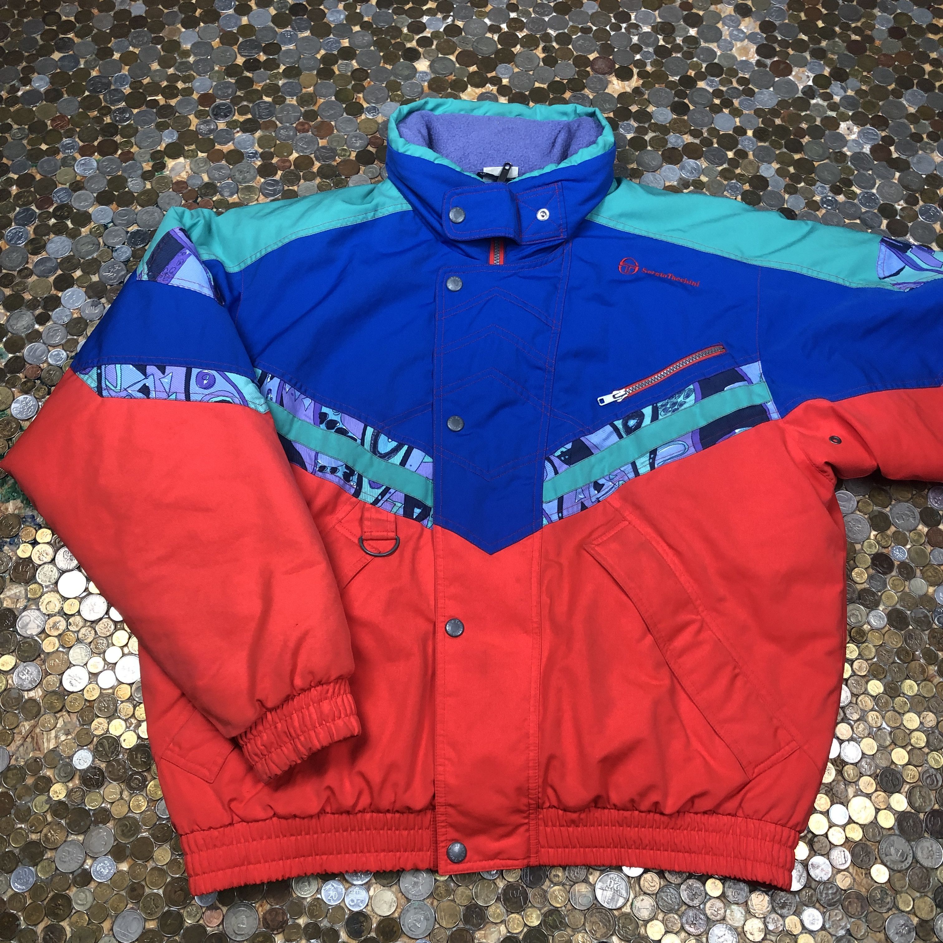 Sergio Tacchini Vintage Sergio Tacchini Bomber Jacket 90's Size US L / EU 52-54 / 3 - 1 Thumbnail