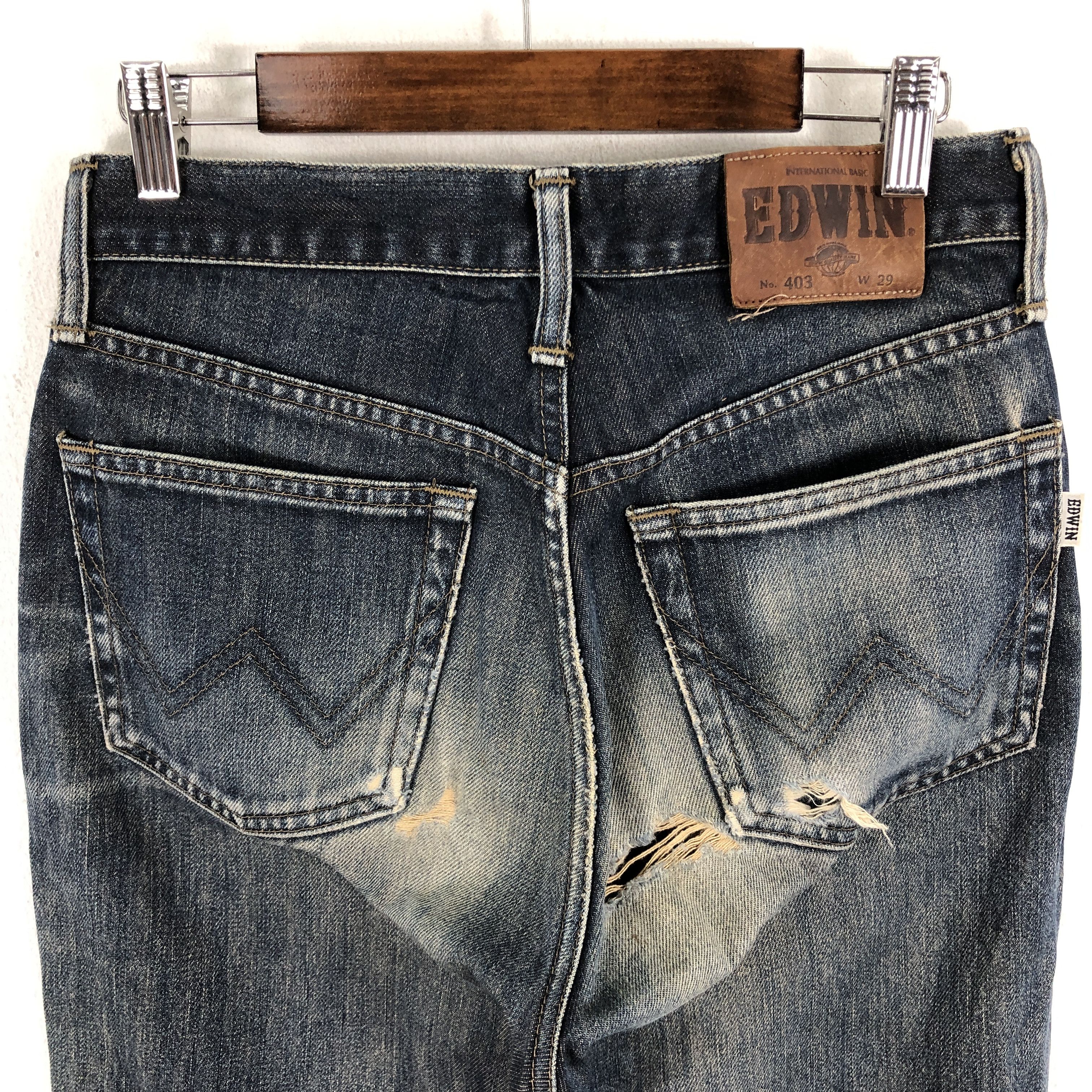 Edwin × Vintage 29 x 32.5 Vintage Edwin Jeans L1503 Size US 29 - 5 Thumbnail