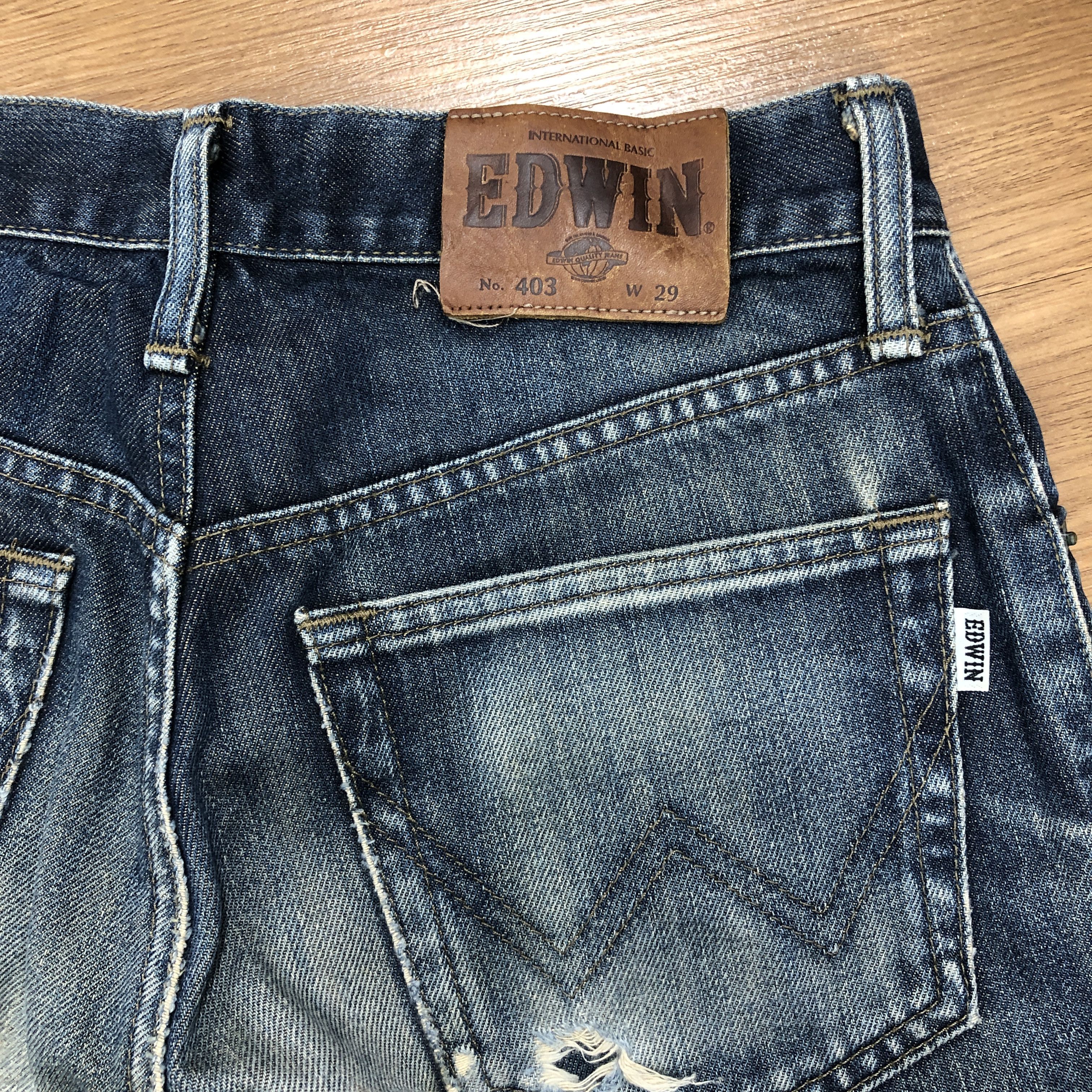 Edwin × Vintage 29 x 32.5 Vintage Edwin Jeans L1503 Size US 29 - 7 Thumbnail