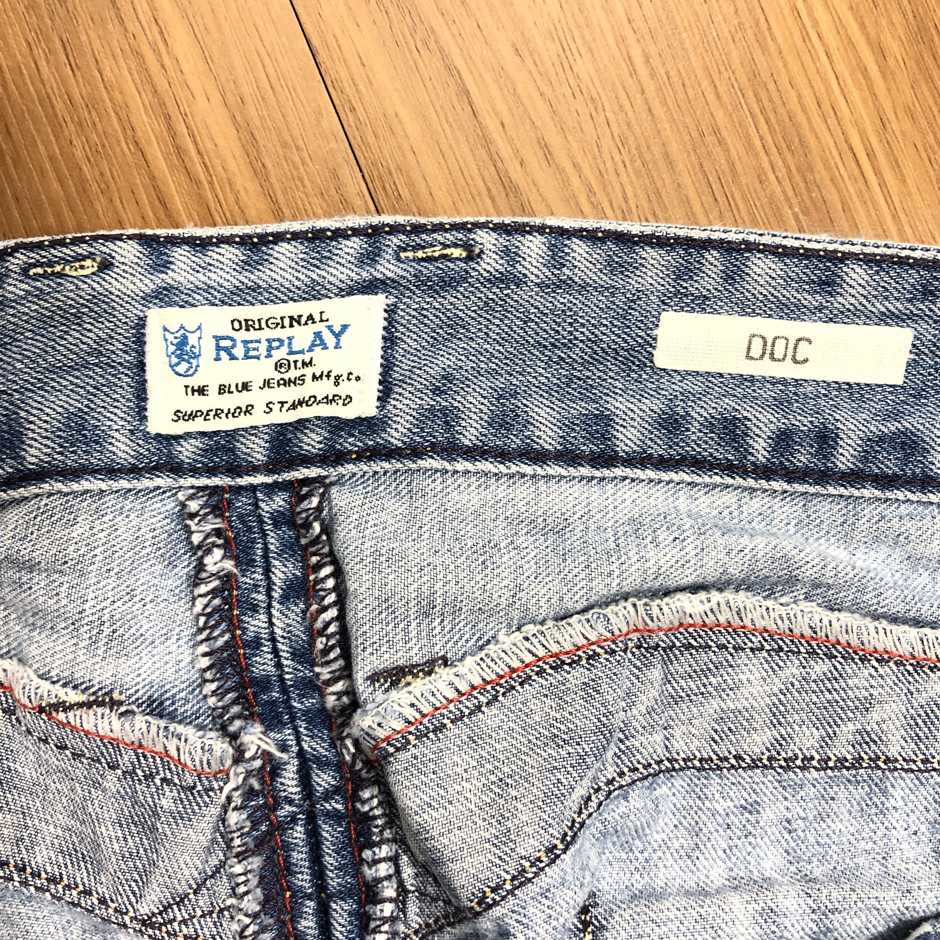 Replay × Vintage 30 x 27.5 Vintage Replay Jeans L1502 Size US 30 / EU 46 - 11 Thumbnail