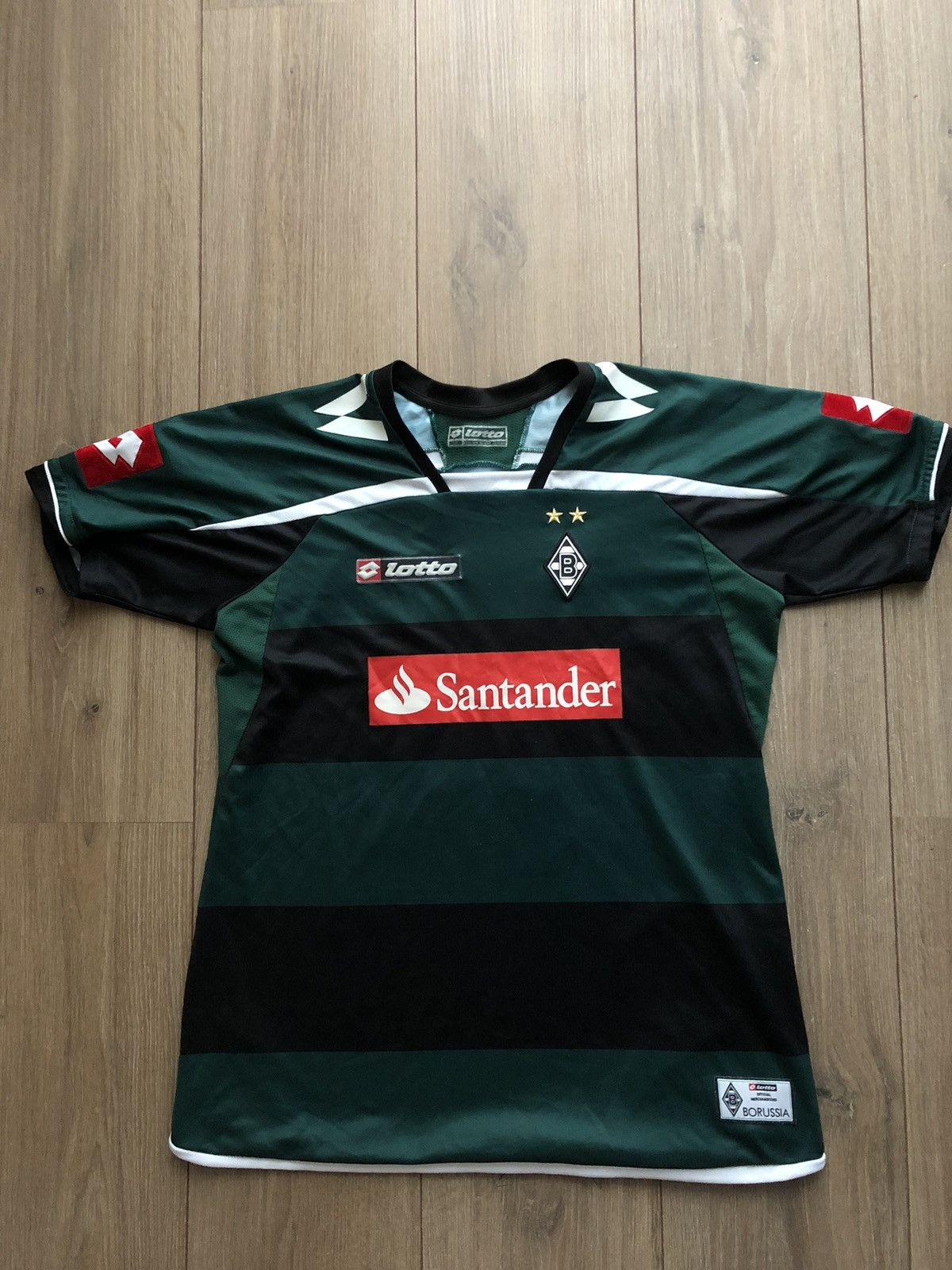 Lotto Sport 2009-10 Borussia Monchengladbach Away Shirt (Good) Size US S / EU 44-46 / 1 - 2 Thumbnail