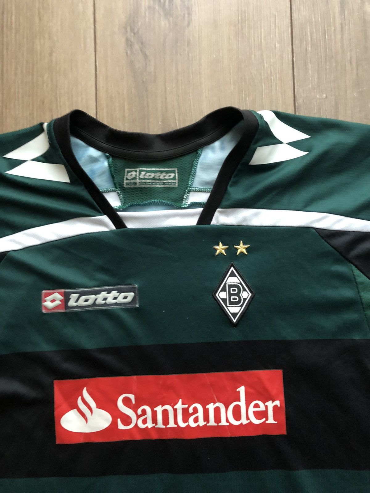 Lotto Sport 2009-10 Borussia Monchengladbach Away Shirt (Good) Size US S / EU 44-46 / 1 - 3 Thumbnail