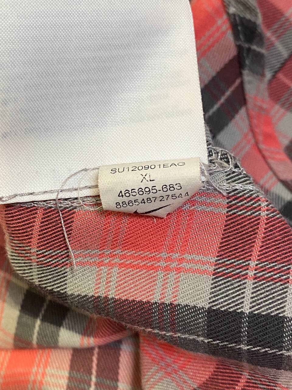 Nike Vintage Nike 6.0 Short Sleeve Check Flannel Shirt In Pink Size US XL / EU 56 / 4 - 6 Thumbnail