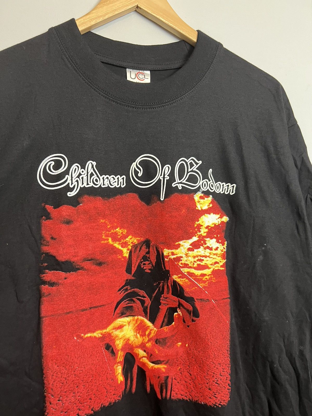 Band Tees Rare Vintage 90s Children Of Bodom Death Metal Tour Band Tee Size US XL / EU 56 / 4 - 4 Thumbnail