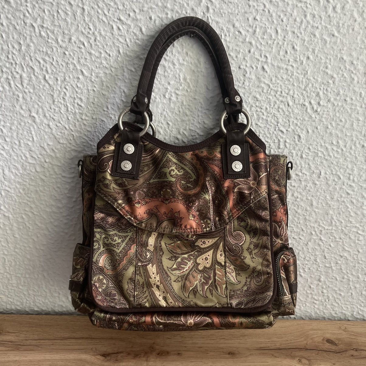 George Gina & Lucy Gerorge Gina & Lucy Y2K Brown Khaki Carabine Bag Size ONE SIZE - 5 Thumbnail