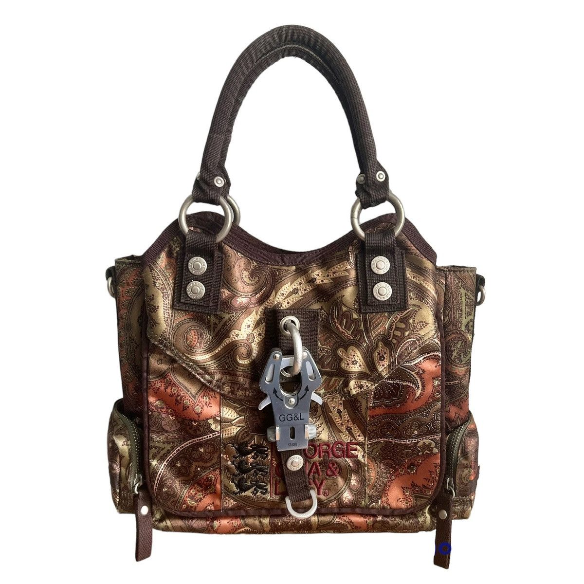 George Gina & Lucy Gerorge Gina & Lucy Y2K Brown Khaki Carabine Bag Size ONE SIZE - 1 Thumbnail