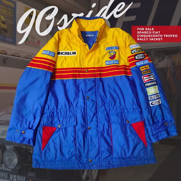 Racing RARE Sparco Fiat Cinquecento Trofeo 1992 Rally Jacket | Grailed