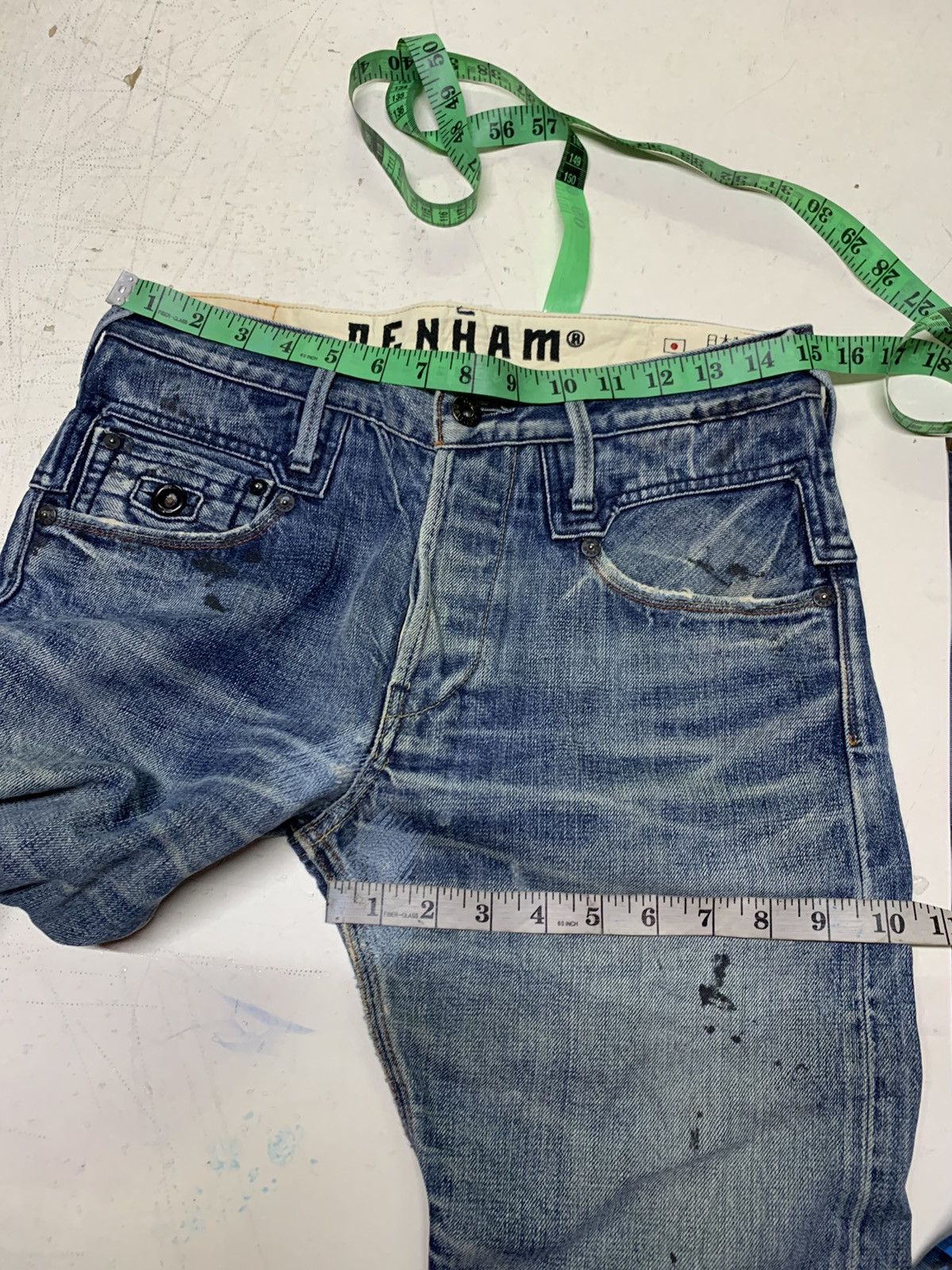 DENHAM × Vintage Denham jeans distressed Size US 30 / EU 46 - 24 Thumbnail