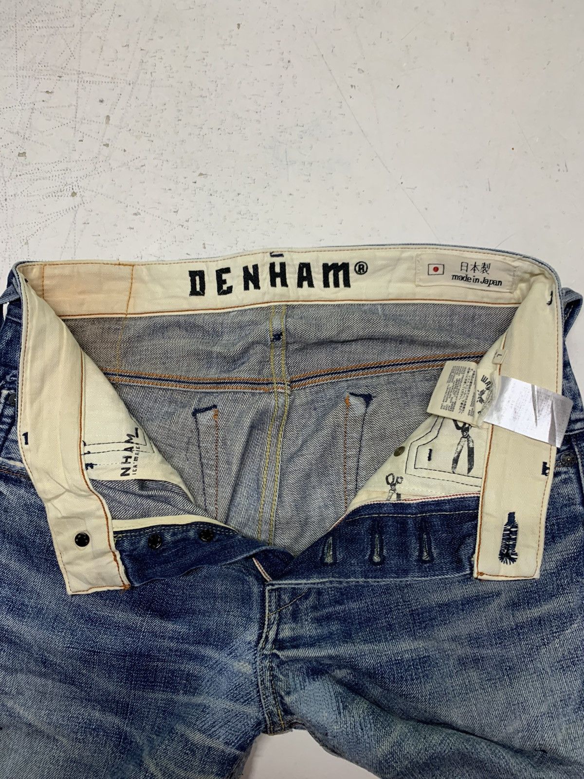 DENHAM × Vintage Denham jeans distressed Size US 30 / EU 46 - 15 Thumbnail
