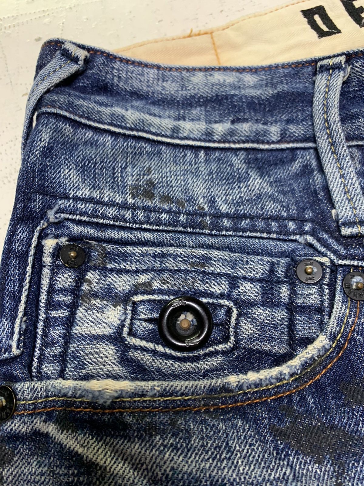 DENHAM × Vintage Denham jeans distressed Size US 30 / EU 46 - 14 Thumbnail